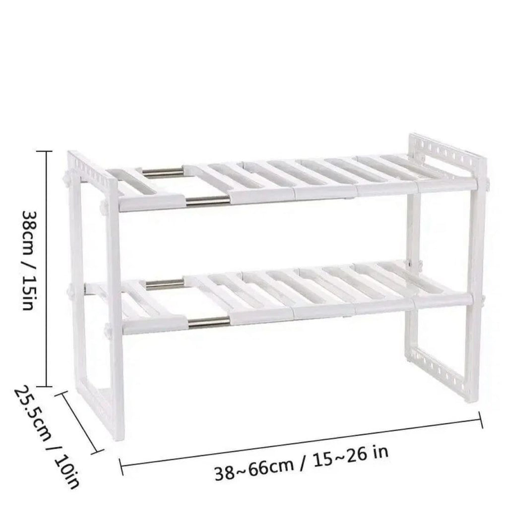 Under Sink Kitchen Cabinet Organizer Storage Rack
