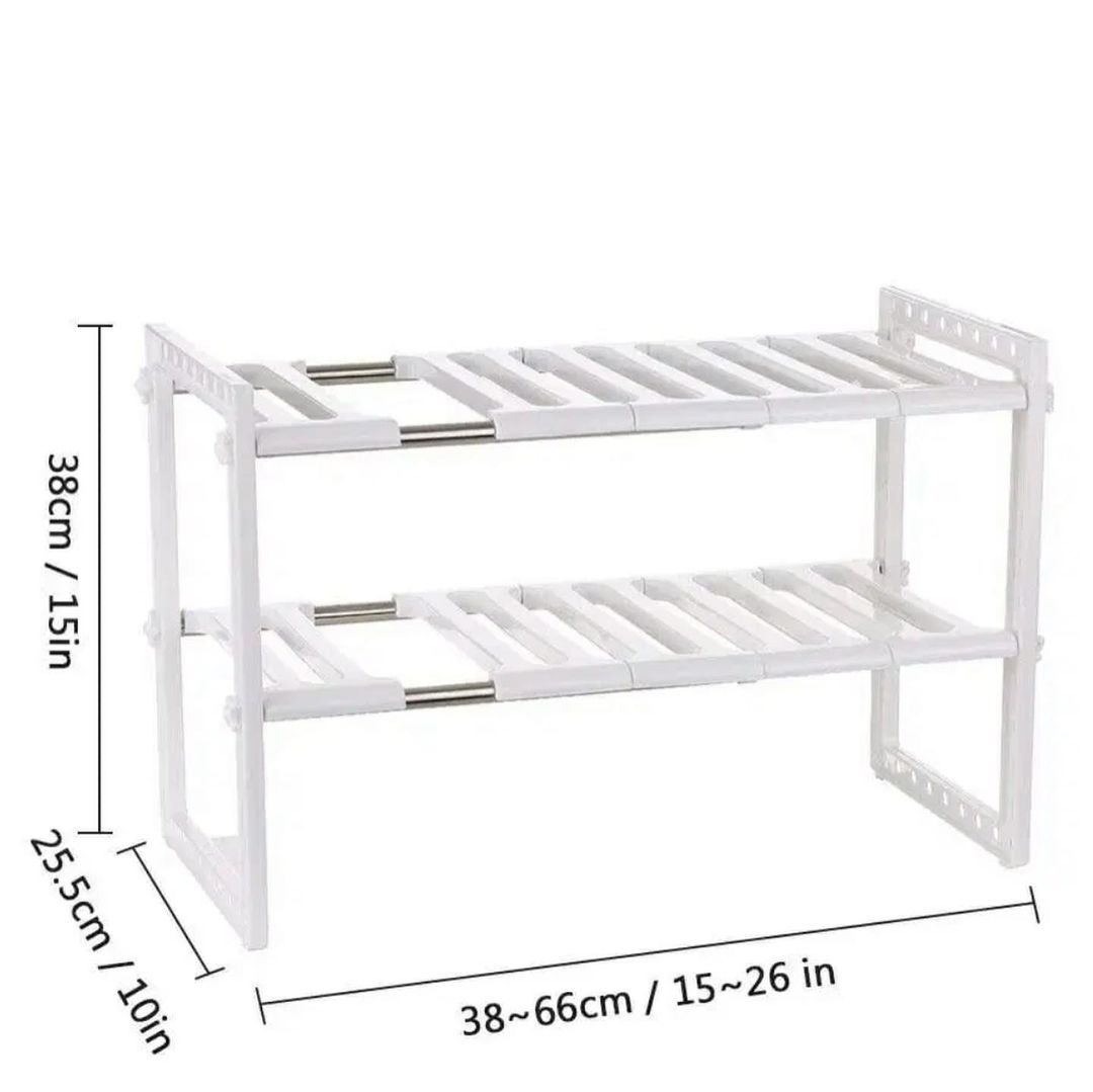 Under Sink Kitchen Cabinet Organizer Storage Rack