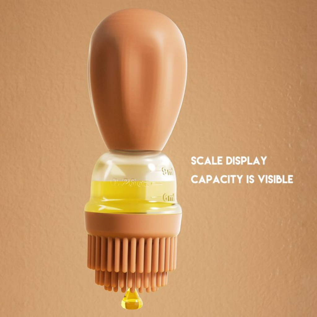 180ml Oil Dispenser Bottle with Silicone Grill Brush