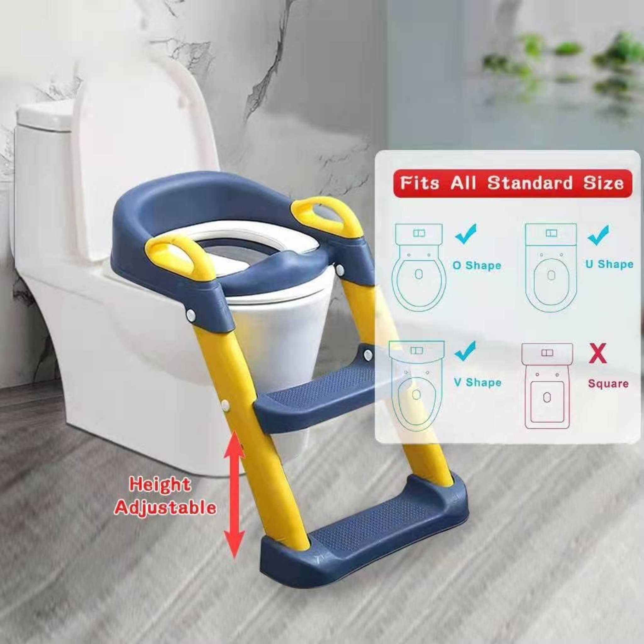 Potty Training Seat with Ladder Steps for Toddlers