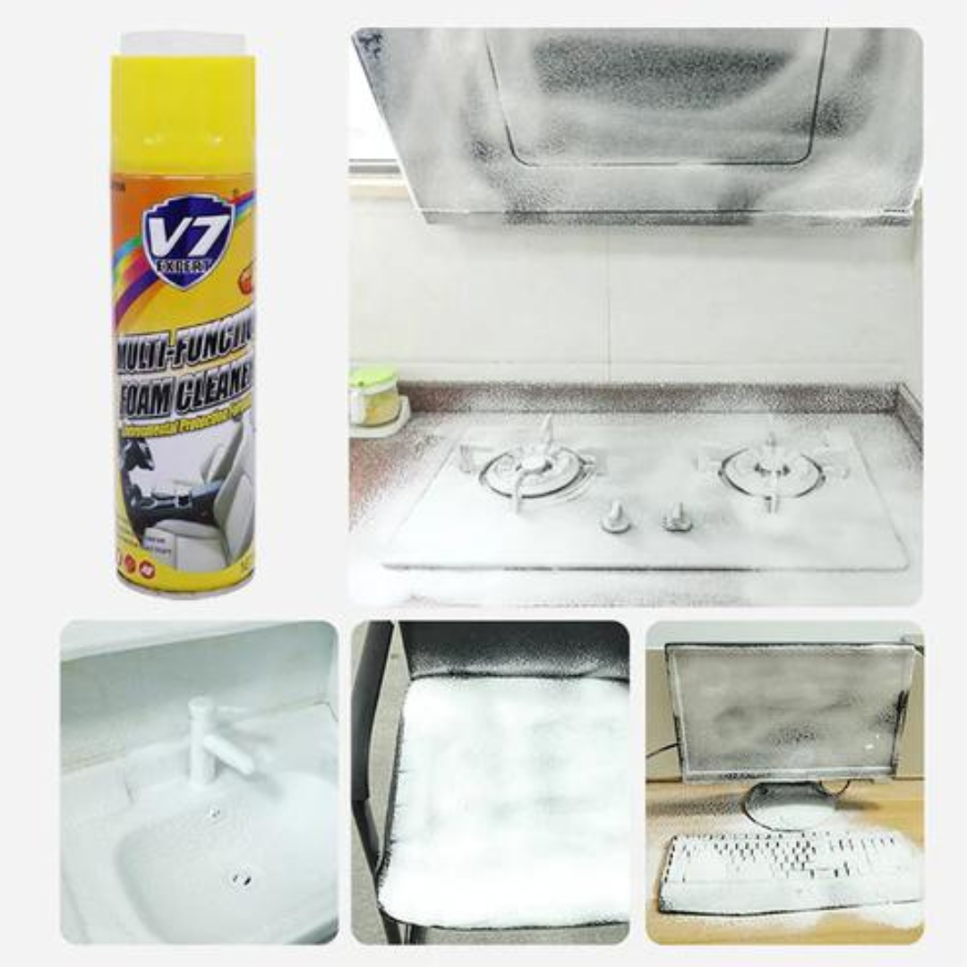 Multi Purpose Foam Cleaner - for Kitchen, Carpet, Shoes, Car Interior Etc.