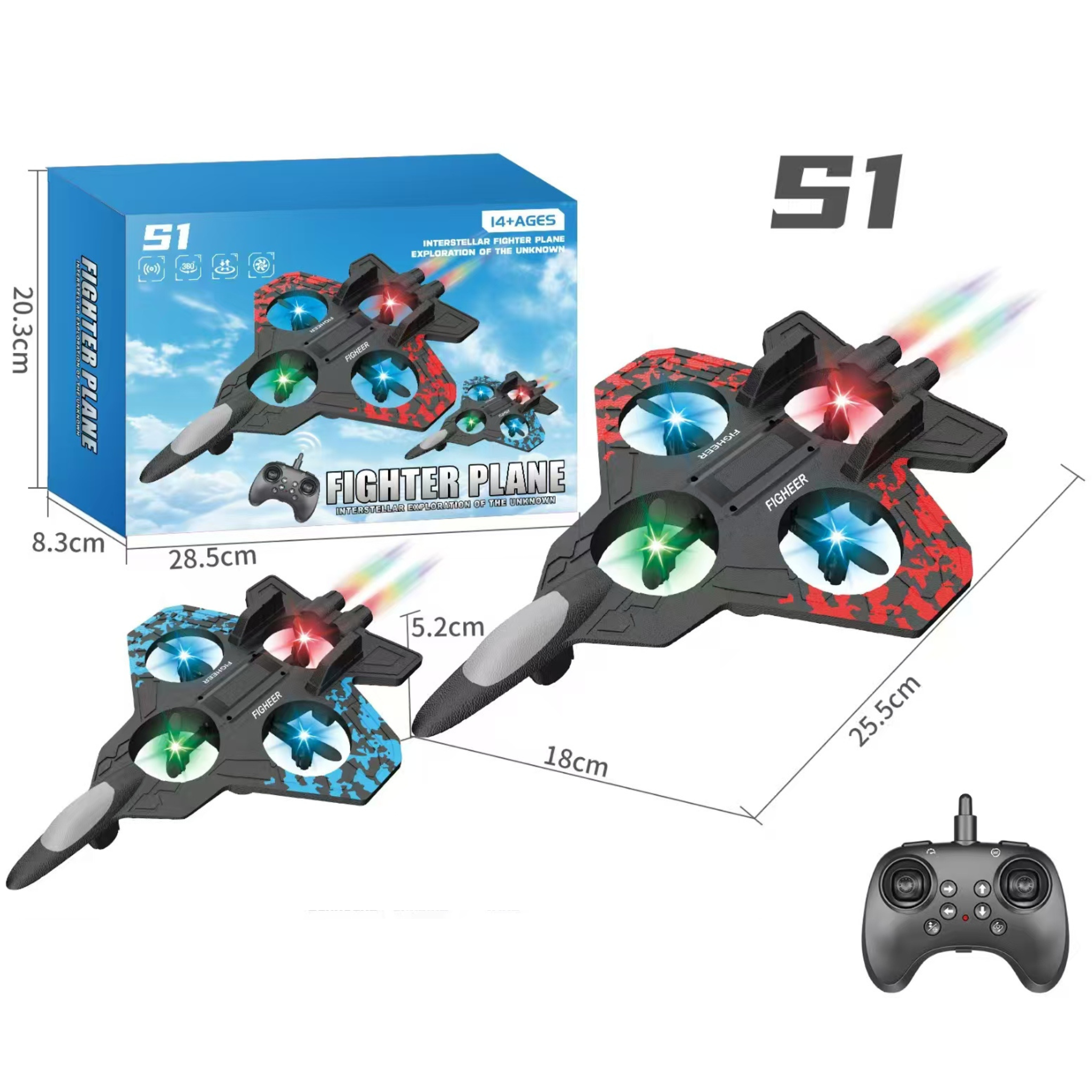 Interstellar Remote Control RC Fighter Plane Jet