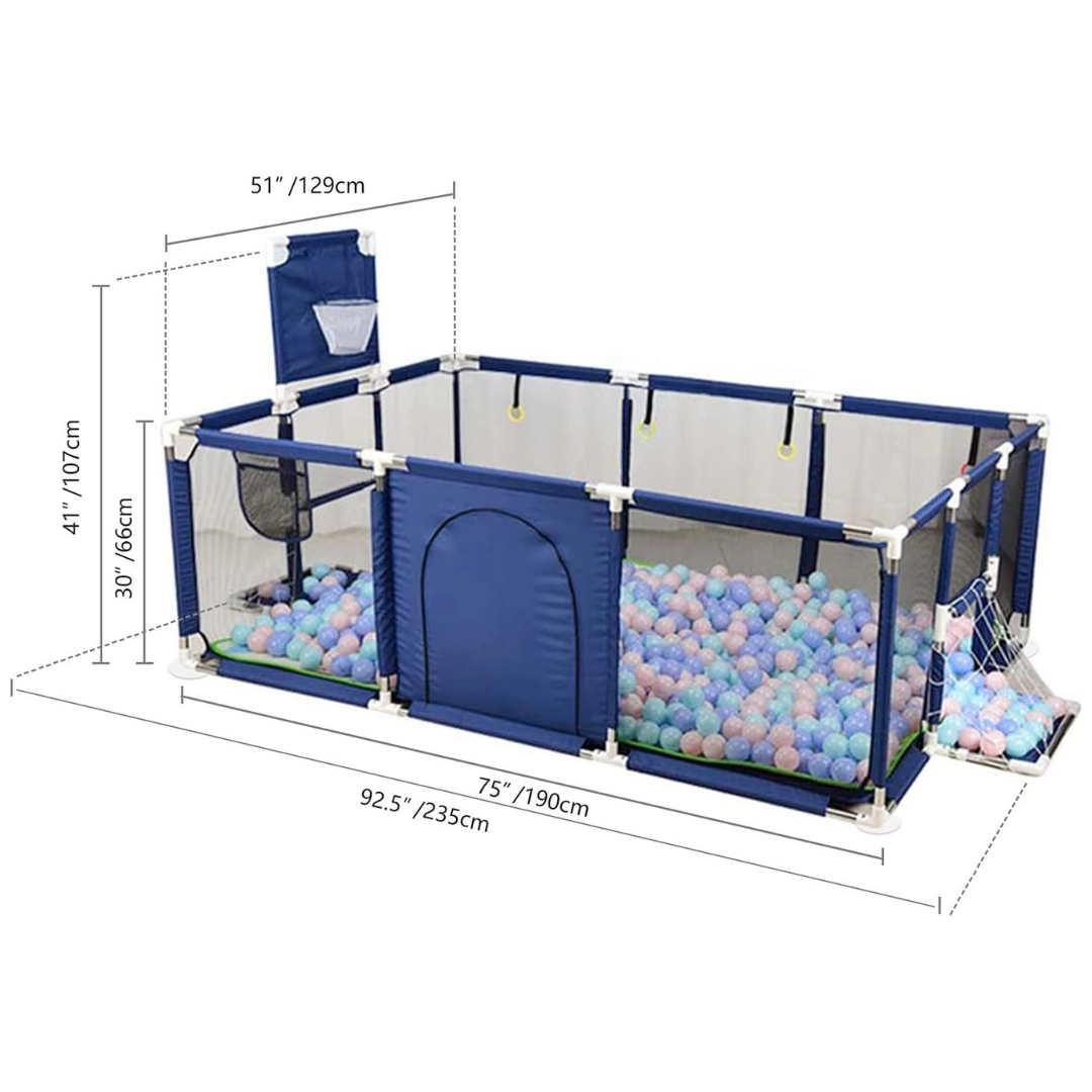 12 Panel Large Fence Area Playpen for Babies