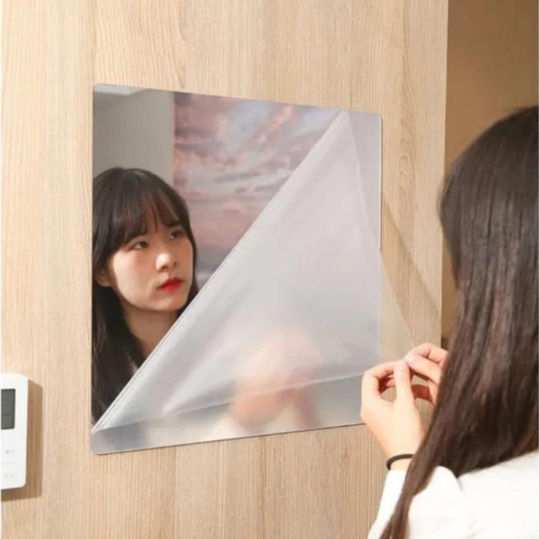 Acrylic Glass Wall Mirror - HD Self Adhesive DIY Mirror