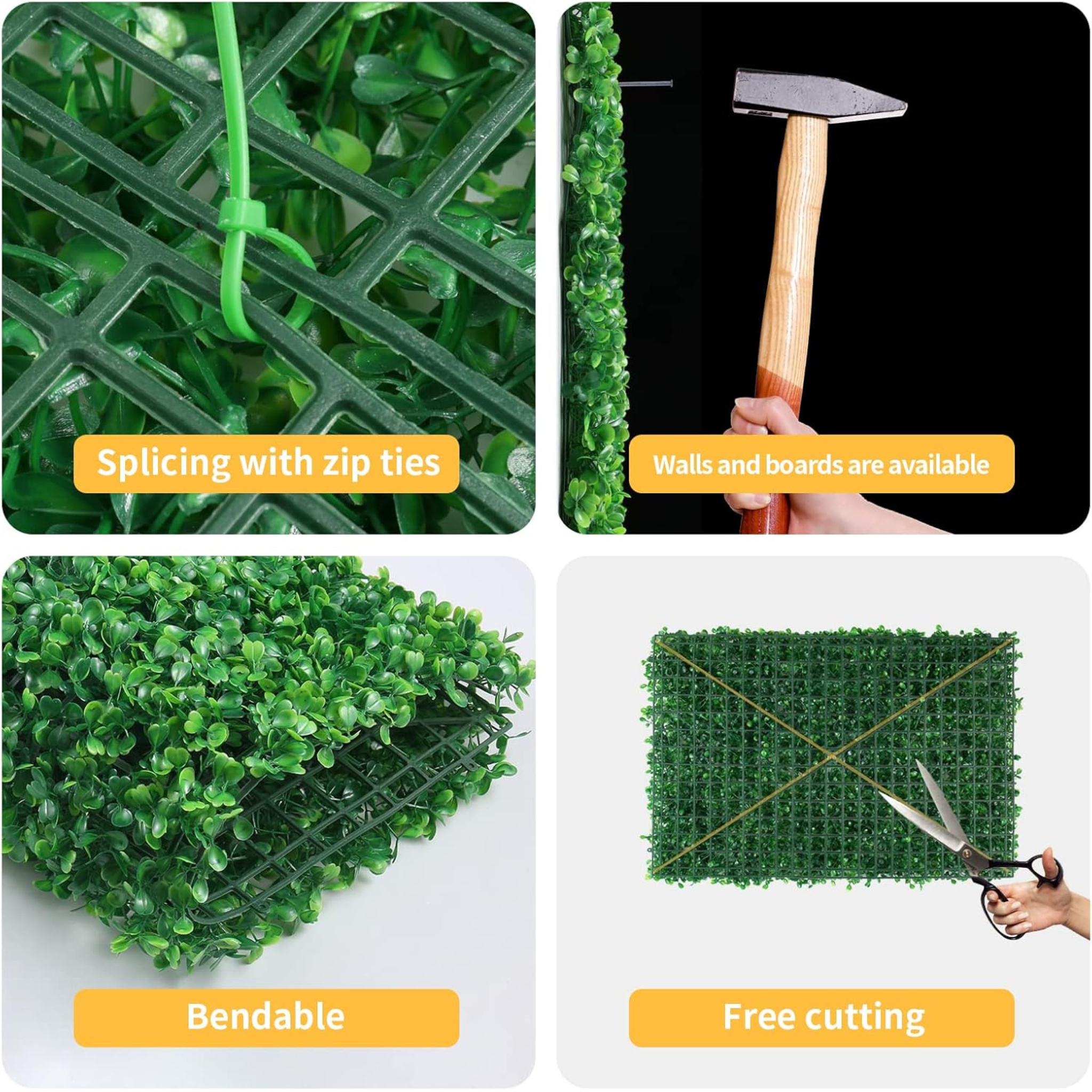 Artificial Milan Grass Wall Lawn Screen Fence