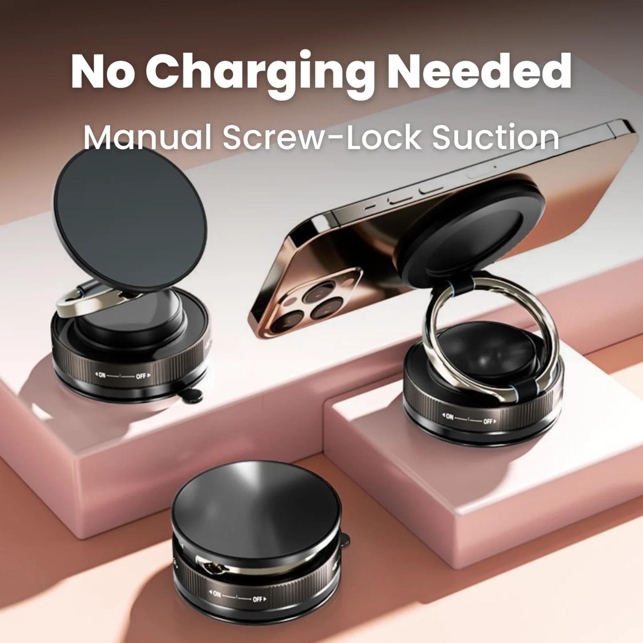 Vacuum Suction / Magnetic Suction Phone Holder CCT28