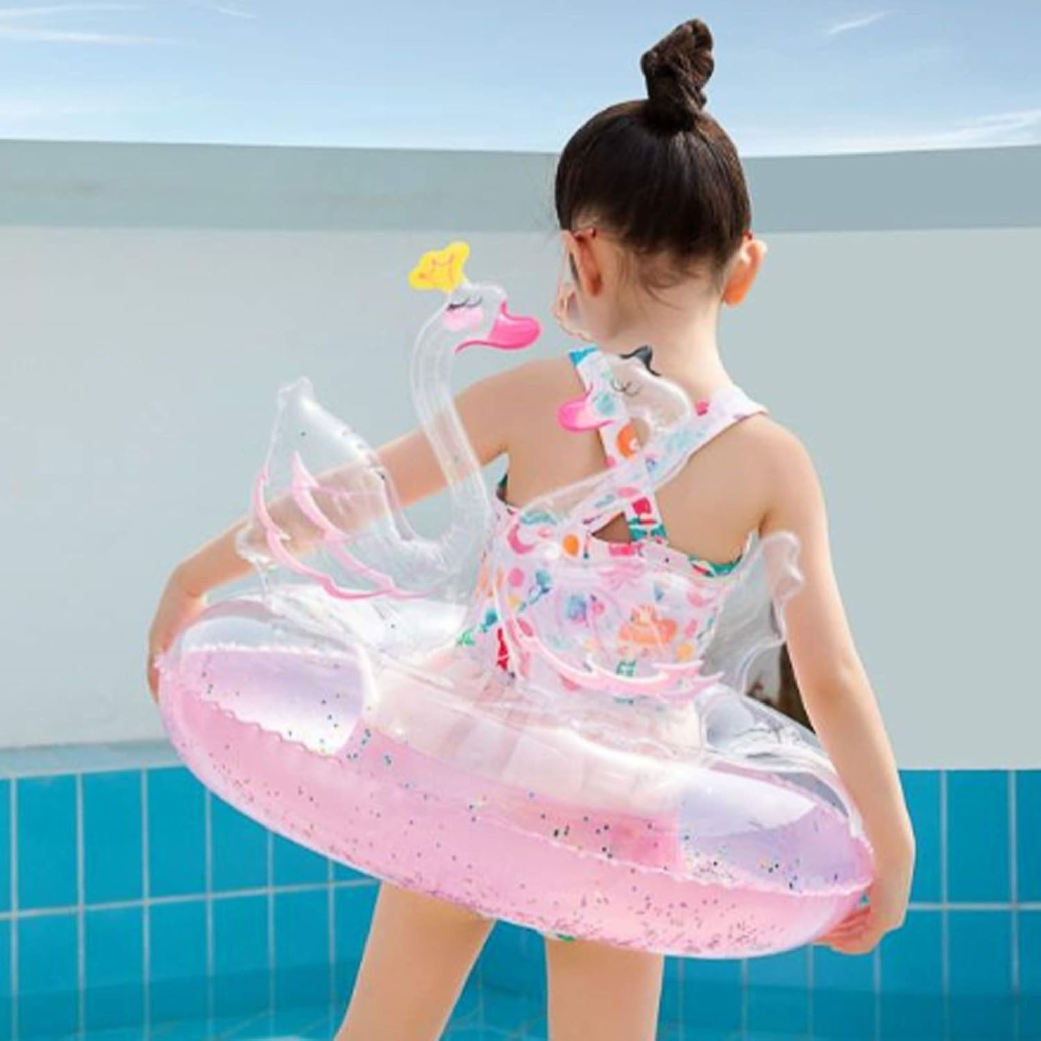 Swim Ring for Children, Inflatable Swimming Pool Float for Kids