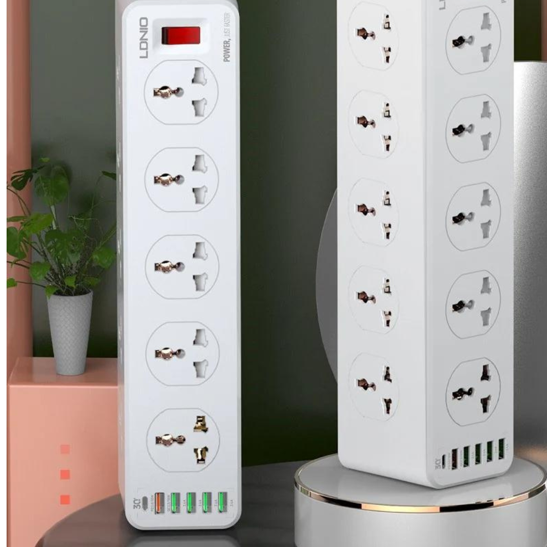 Extension Cable - LDNIO Power Strip SC10610 30W PD Port