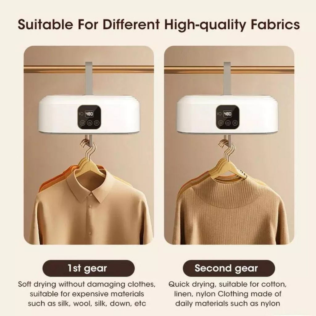 Portable Clothes Dryer - Electric Laundry Dryer Machine with Display