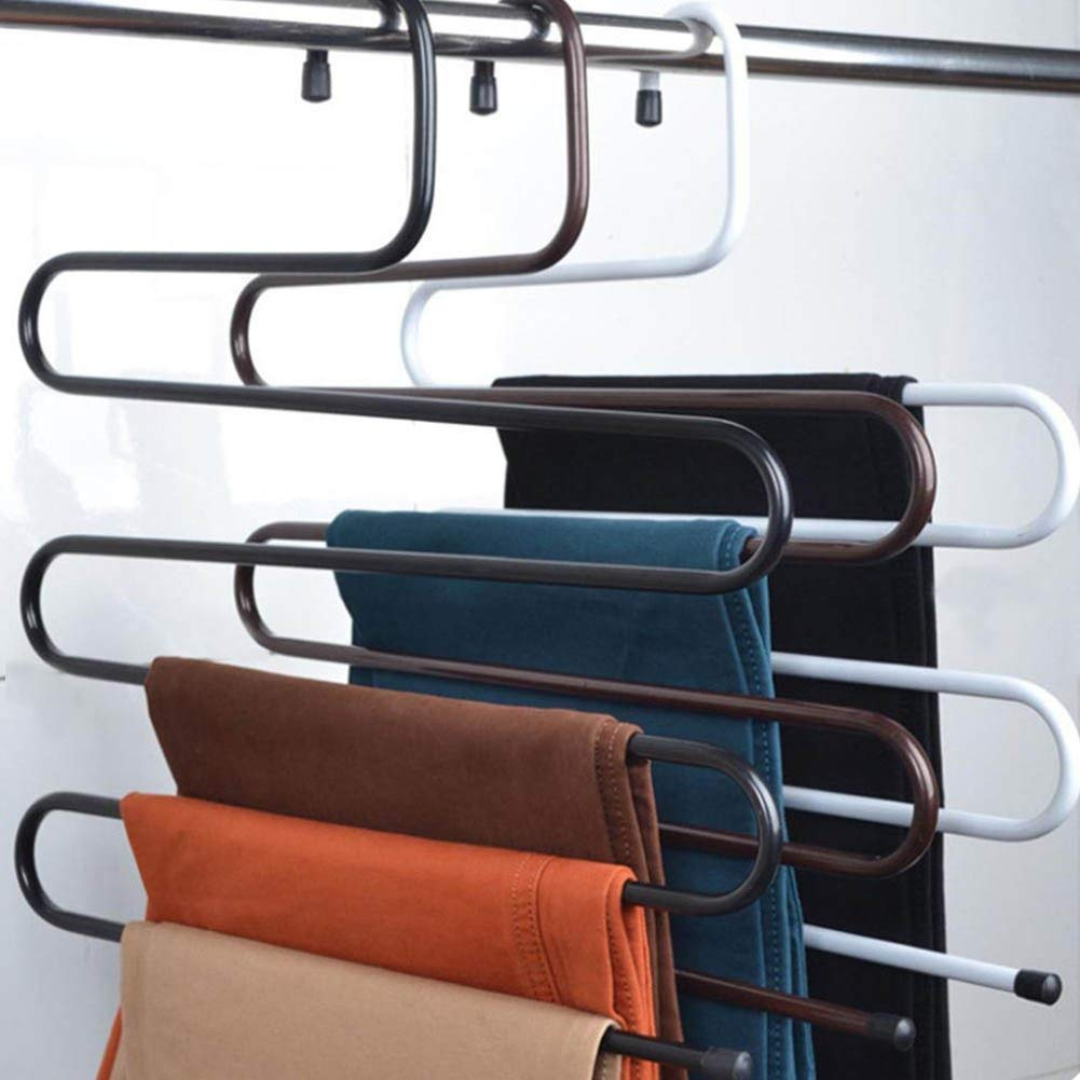 Multi-functional Space Saving Pants Hanger Rack