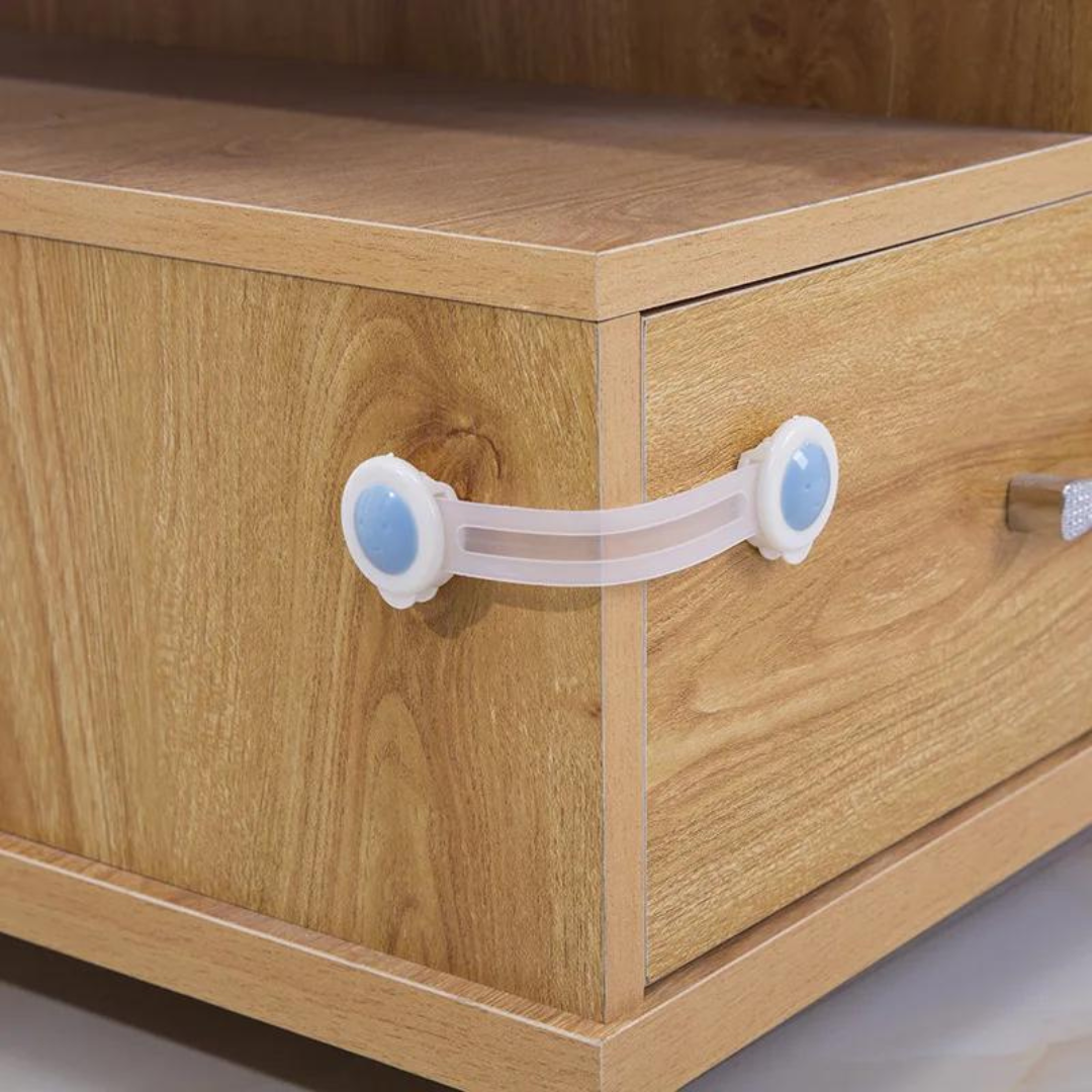 Child Safety Lock, Drawer Cabinet Locking (2 Pcs/Packet)