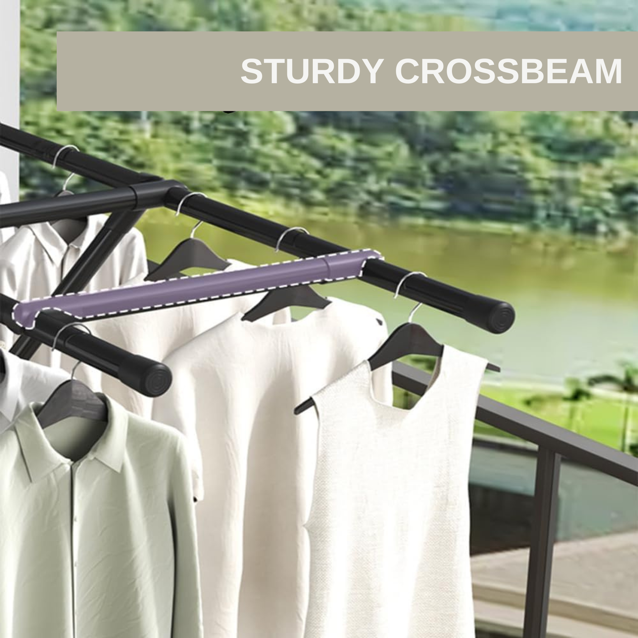 Collapsible Clothes Airer, Folding Clothes Drying Rack