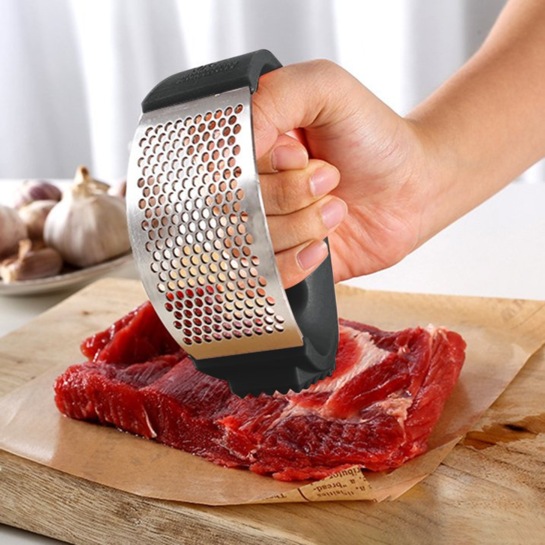 Handheld Easy Garlic Press with Comfortable Grip