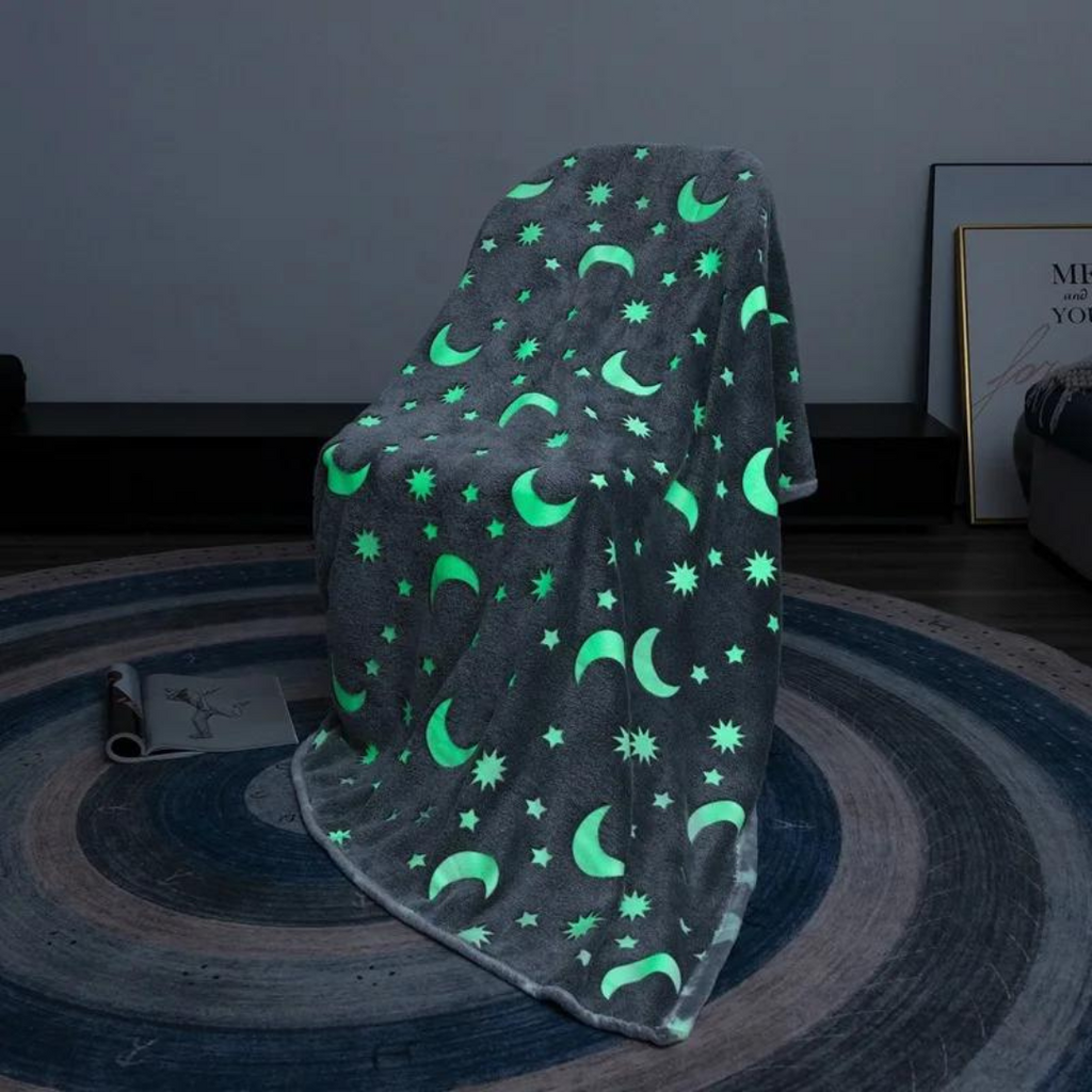 Glow In The Dark Luminous Blanket (Gift for Kids) , 120 x 150 CM