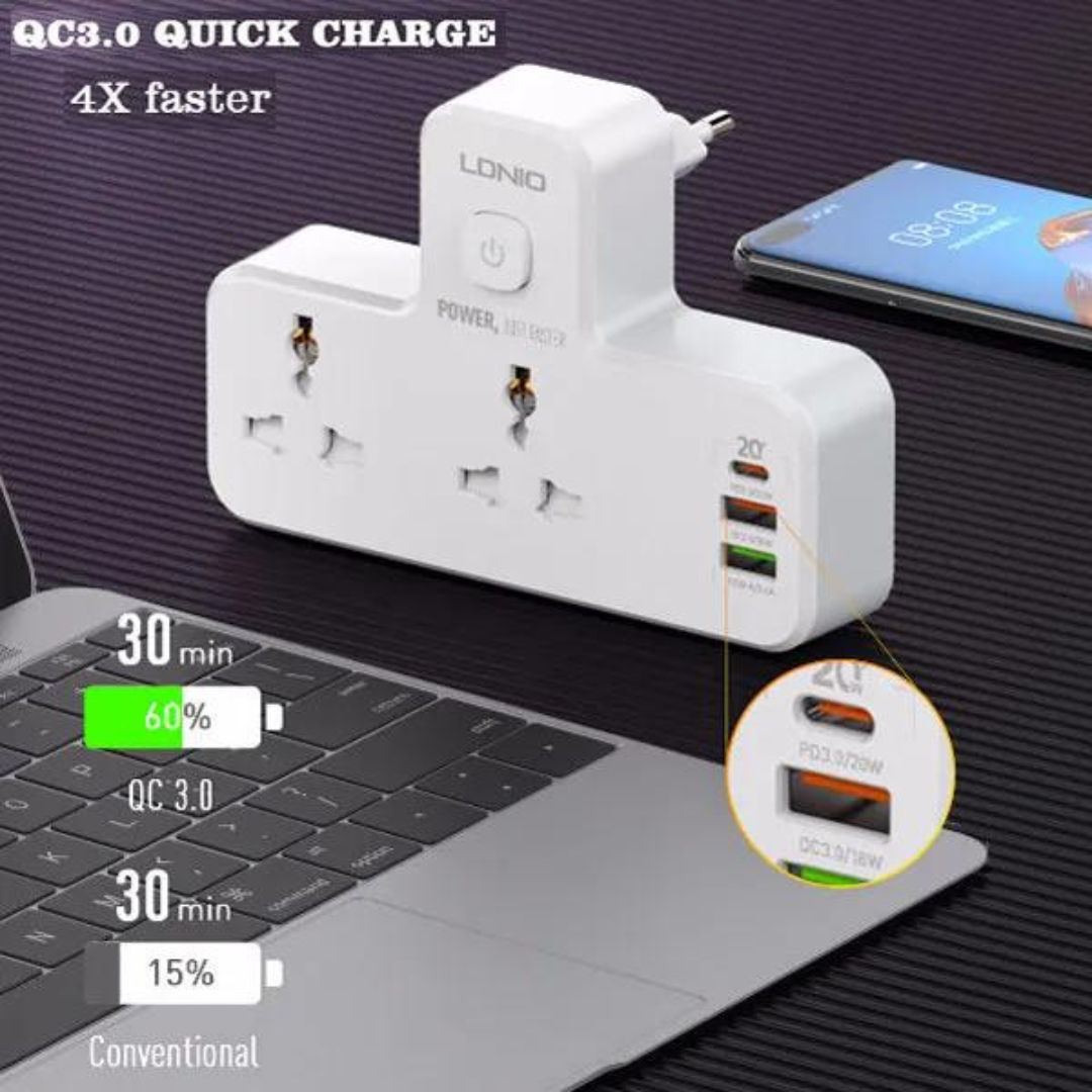 LDNIO SC2311 - Fast Charging Power Socket Strip