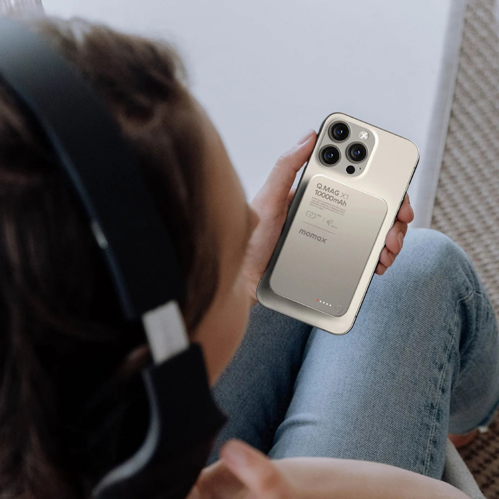 Momax Q.Mag X1 Gen2 Magnetic Wireless Power Bank 10000mAh
