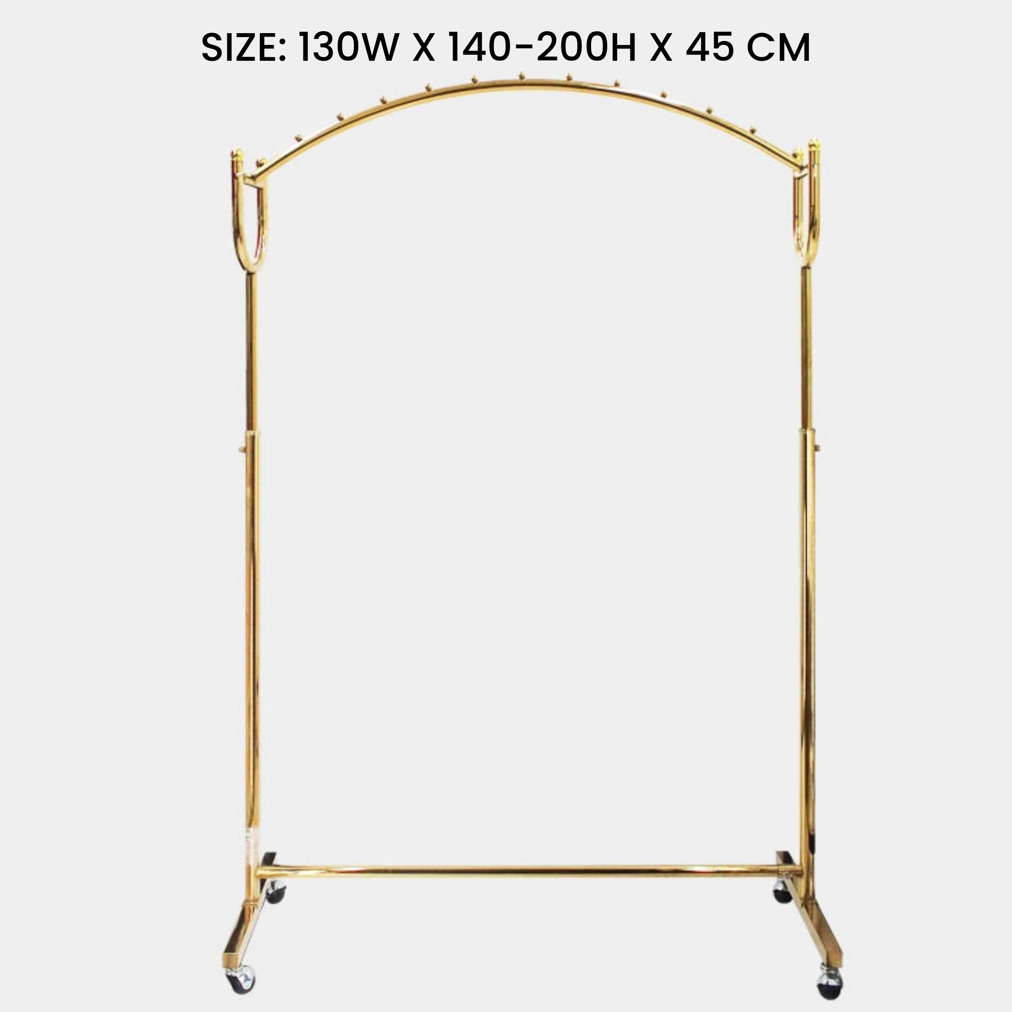 Heavy Duty Garment Display Racks for Shops & Boutique - Chrome Plated Clothes Hanging Rack
