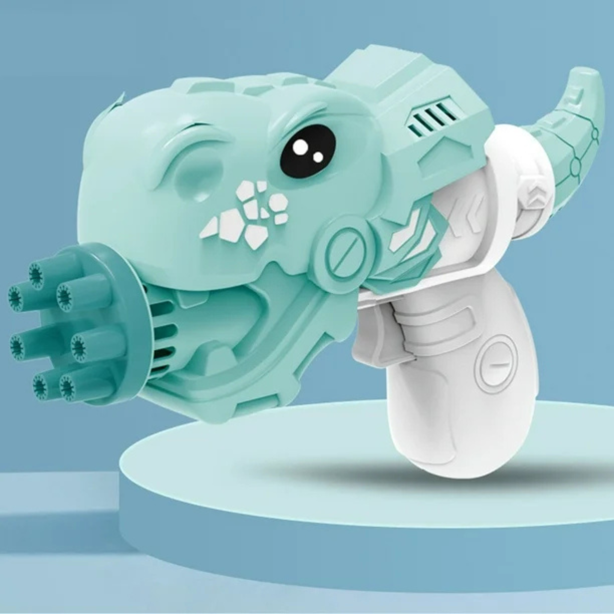 Dinosaur Multi Hole Bubble Gun for Kids