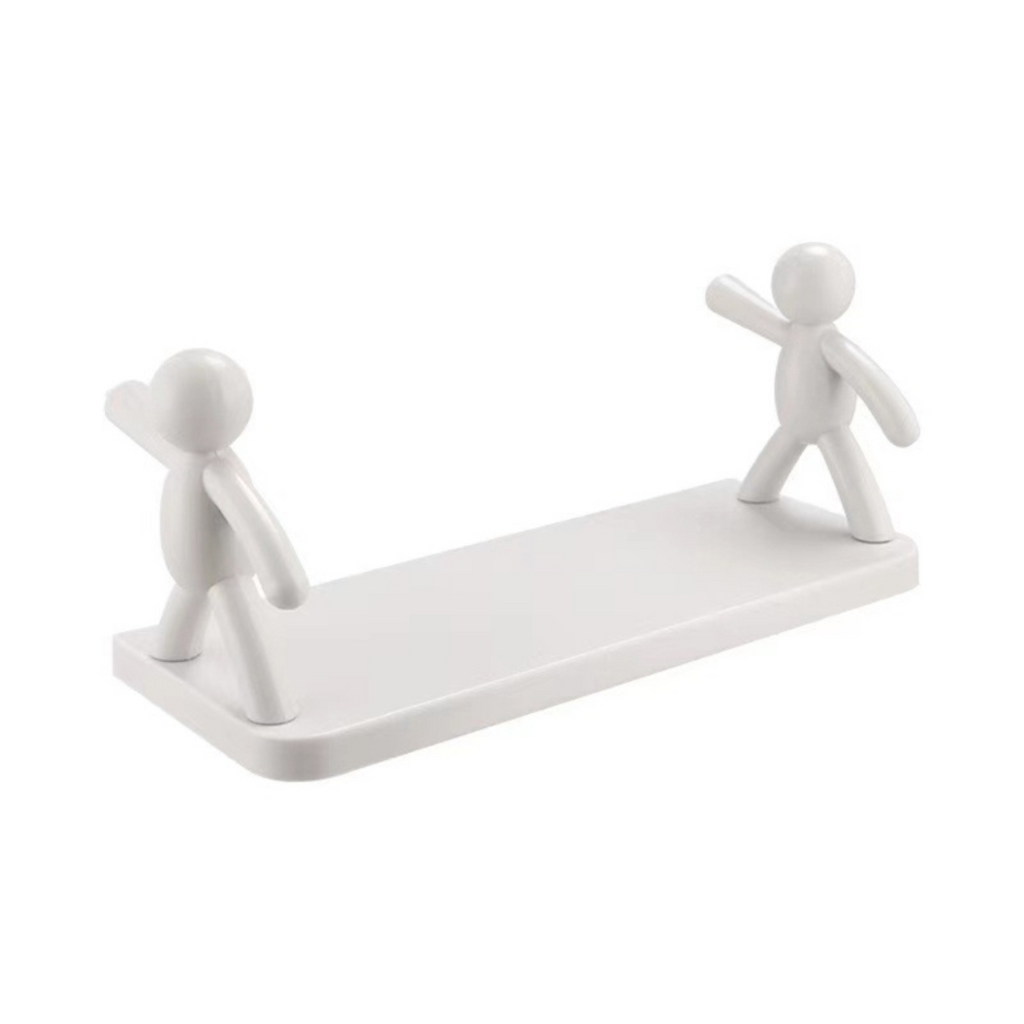 Wall Mounted Punch-free Organizer Rack for Kitchen & Bathroom
