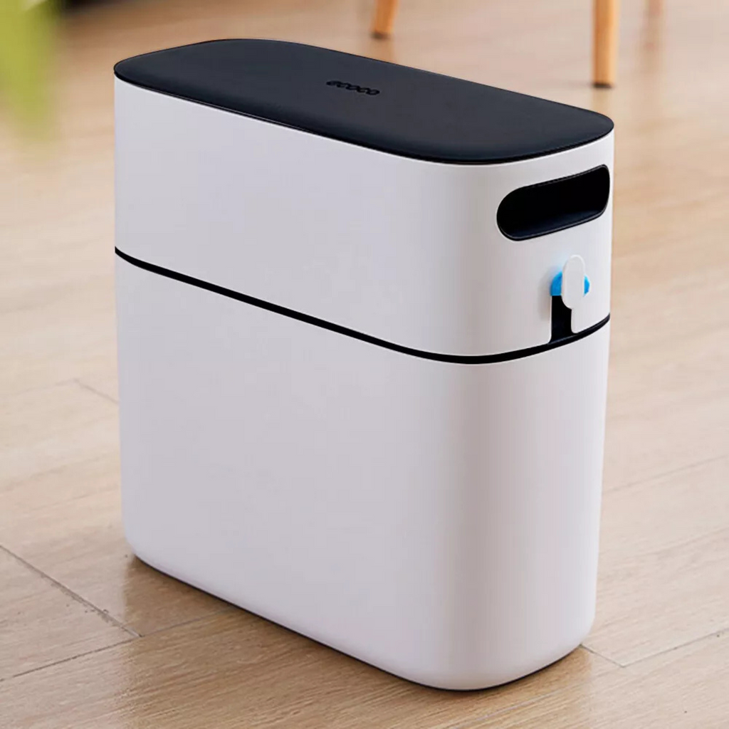 Ecoco Narrow Space Press-type Trash Can, Household Garbage Waste Bin