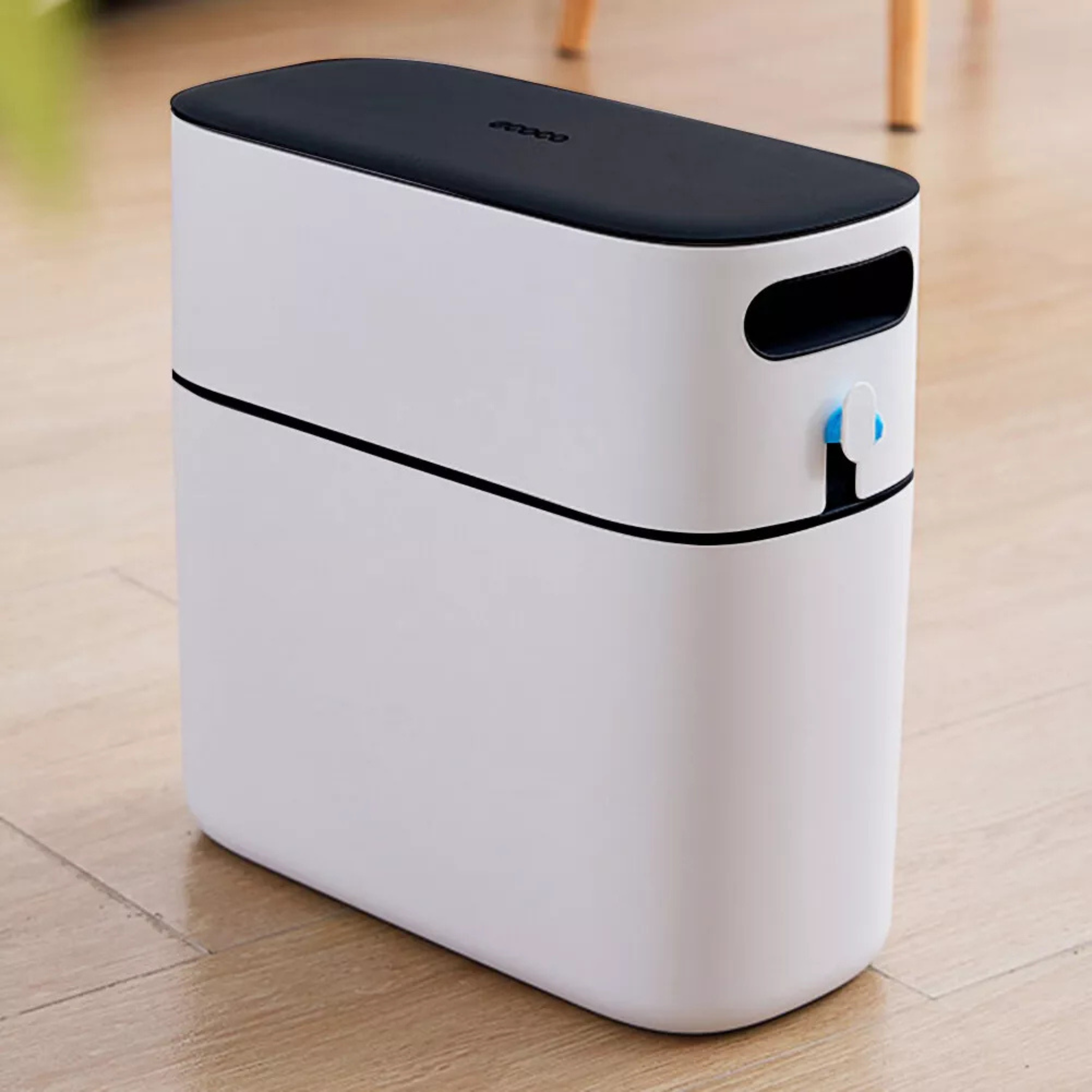 Ecoco Narrow Space Press-type Trash Can, Household Garbage Waste Bin