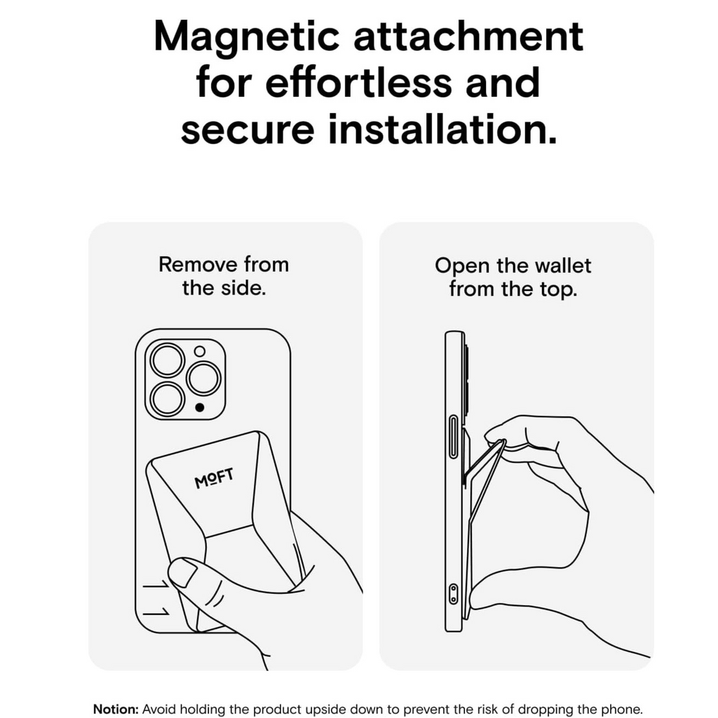 MOFT Snap-on Phone Stand & Wallet MOVAS™ MagSafe Compatible