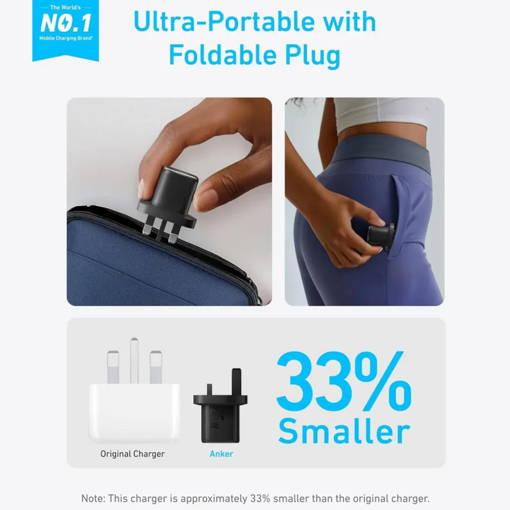 Anker Charger 25W Compact with USB C Cable