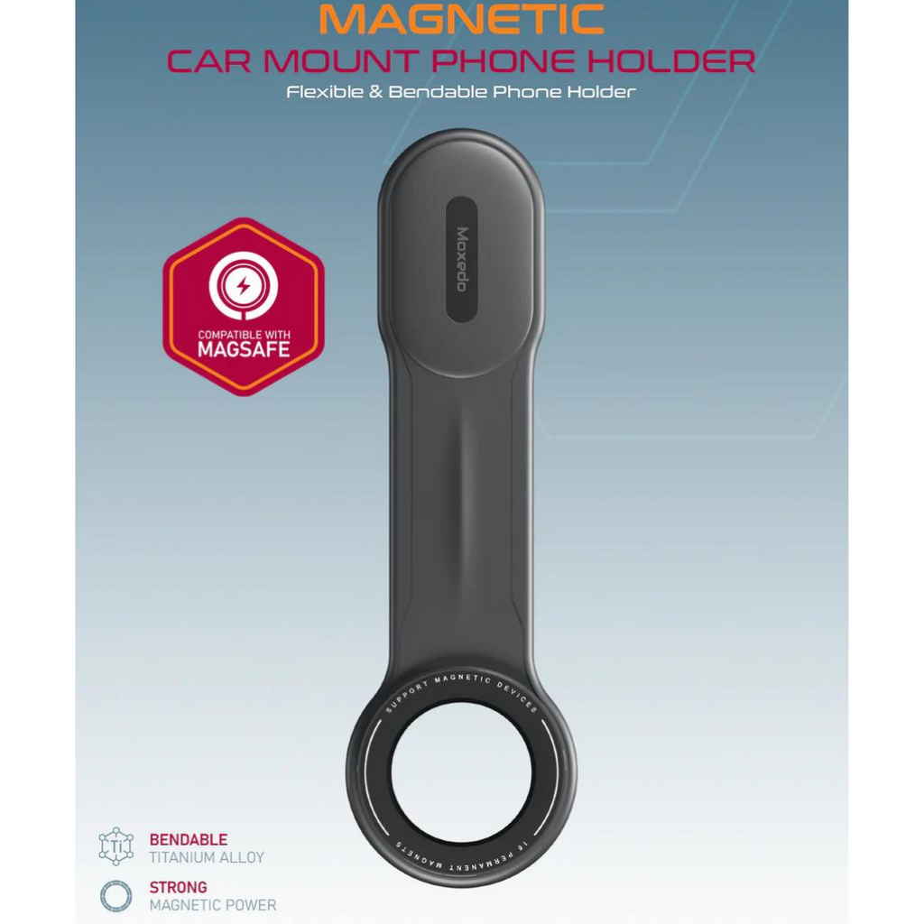 Moxedo Magnetic Car Mount Phone Holder - Flexible, Bendable and Super Strong