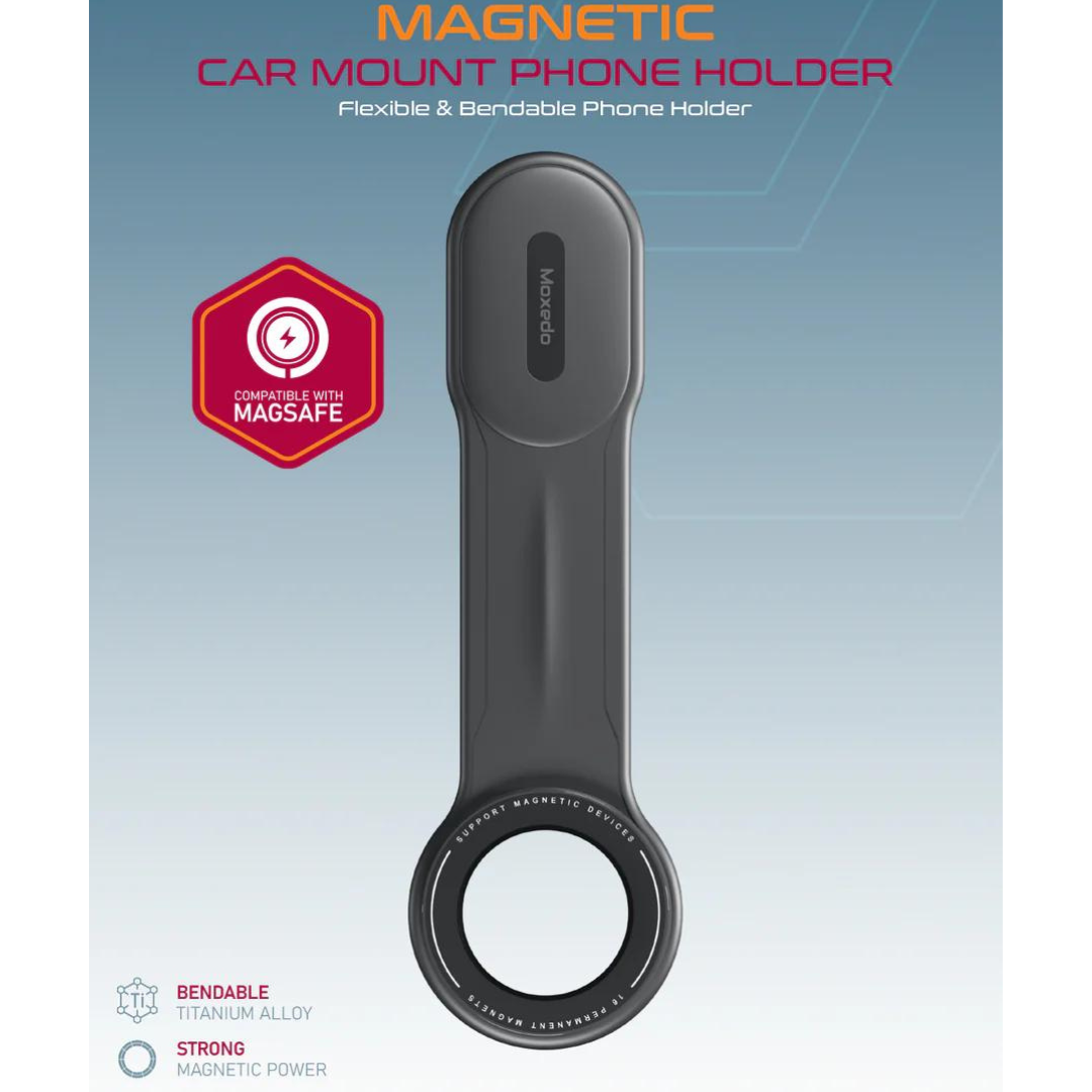 Moxedo Magnetic Car Mount Phone Holder - Flexible, Bendable and Super Strong