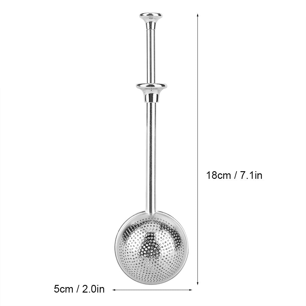 Retractable Tea Strainer, Stainless Steel Tea Filter Spoon