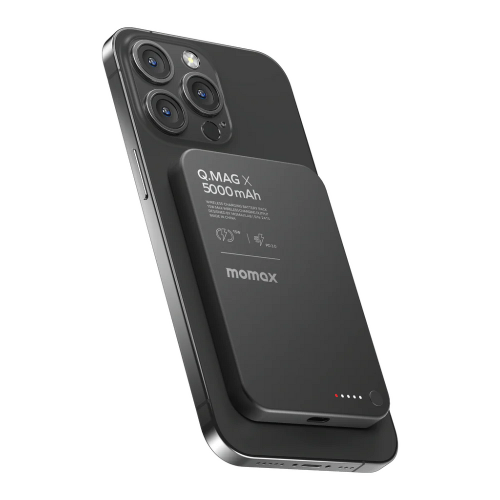 Momax Q.Mag X 5000mAh Gen2 Magnetic Wireless Power Bank