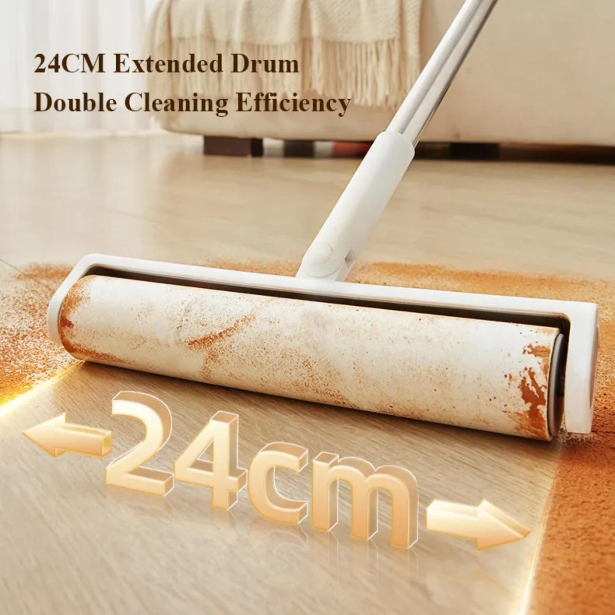 Ecoco Lint and Dust Remover with Long Handle