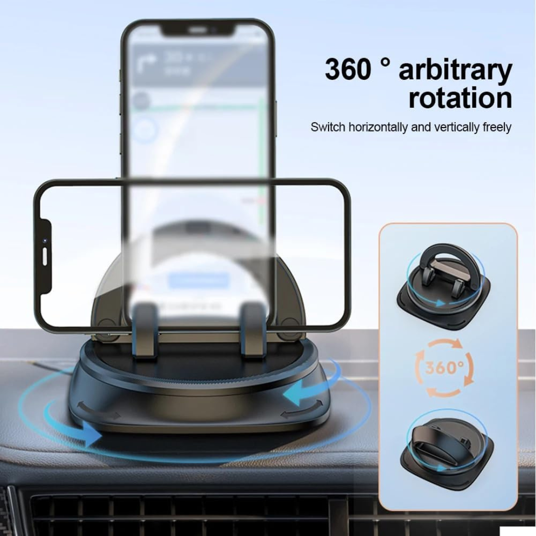 Car Dashboard Mount 360° Rotatable Non-slip Mobile Phone Holder