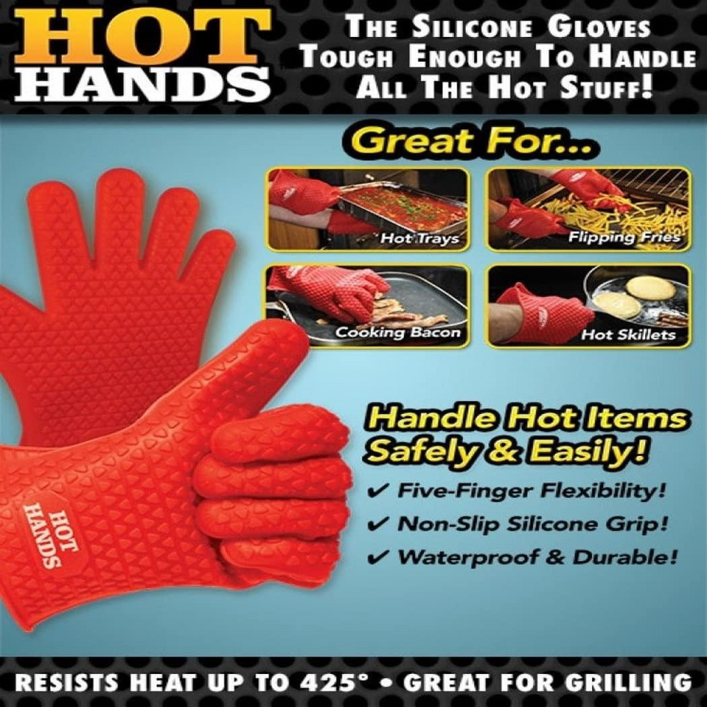 Heat Resistant Non-stick Silicone Gloves for Kitchen