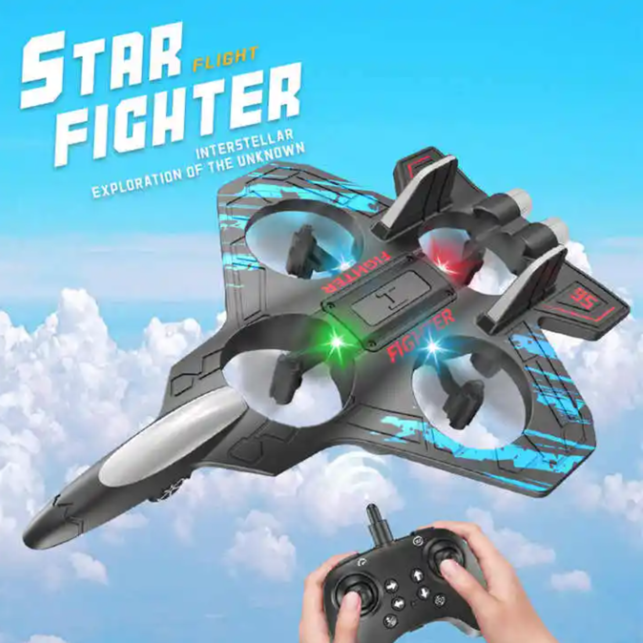 Interstellar Remote Control RC Fighter Plane Jet