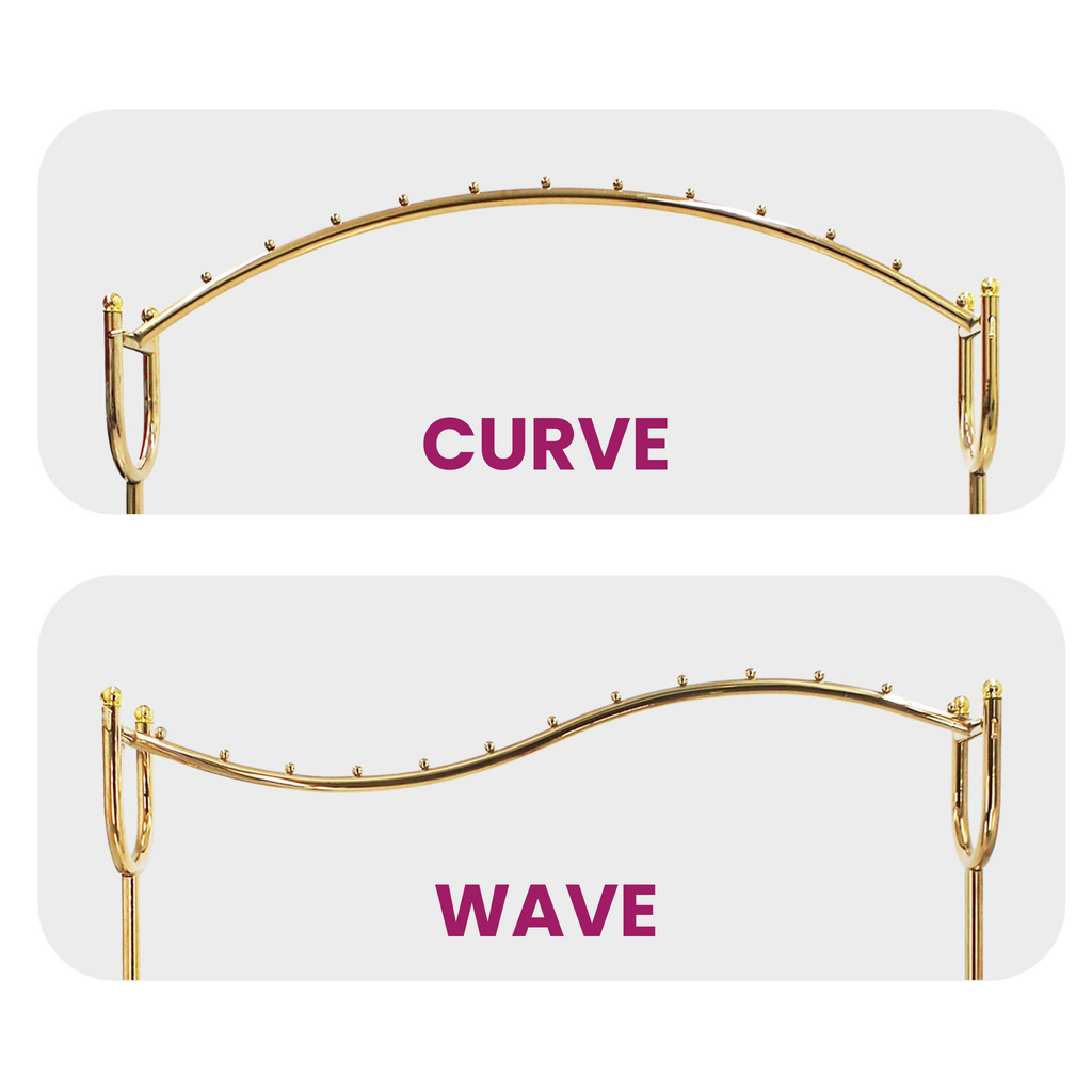 Heavy Duty Garment Display Racks for Shops & Boutique - Chrome Plated Clothes Hanging Rack