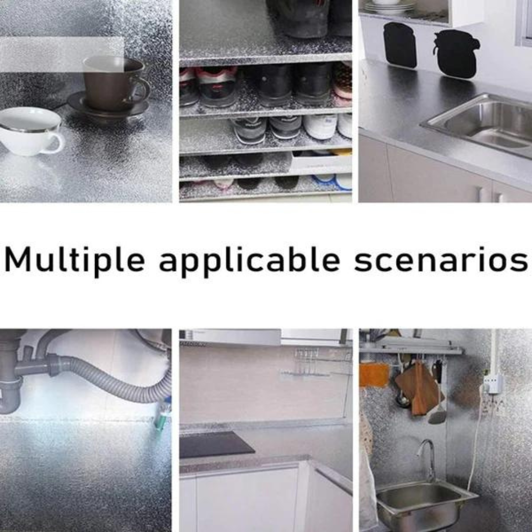 Self Adhesive Thickened Wallpaper Sticker for Kitchen