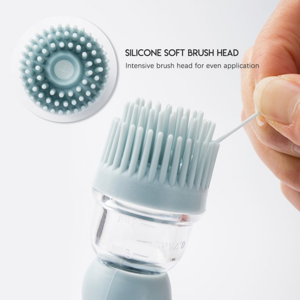 180ml Oil Dispenser Bottle with Silicone Grill Brush
