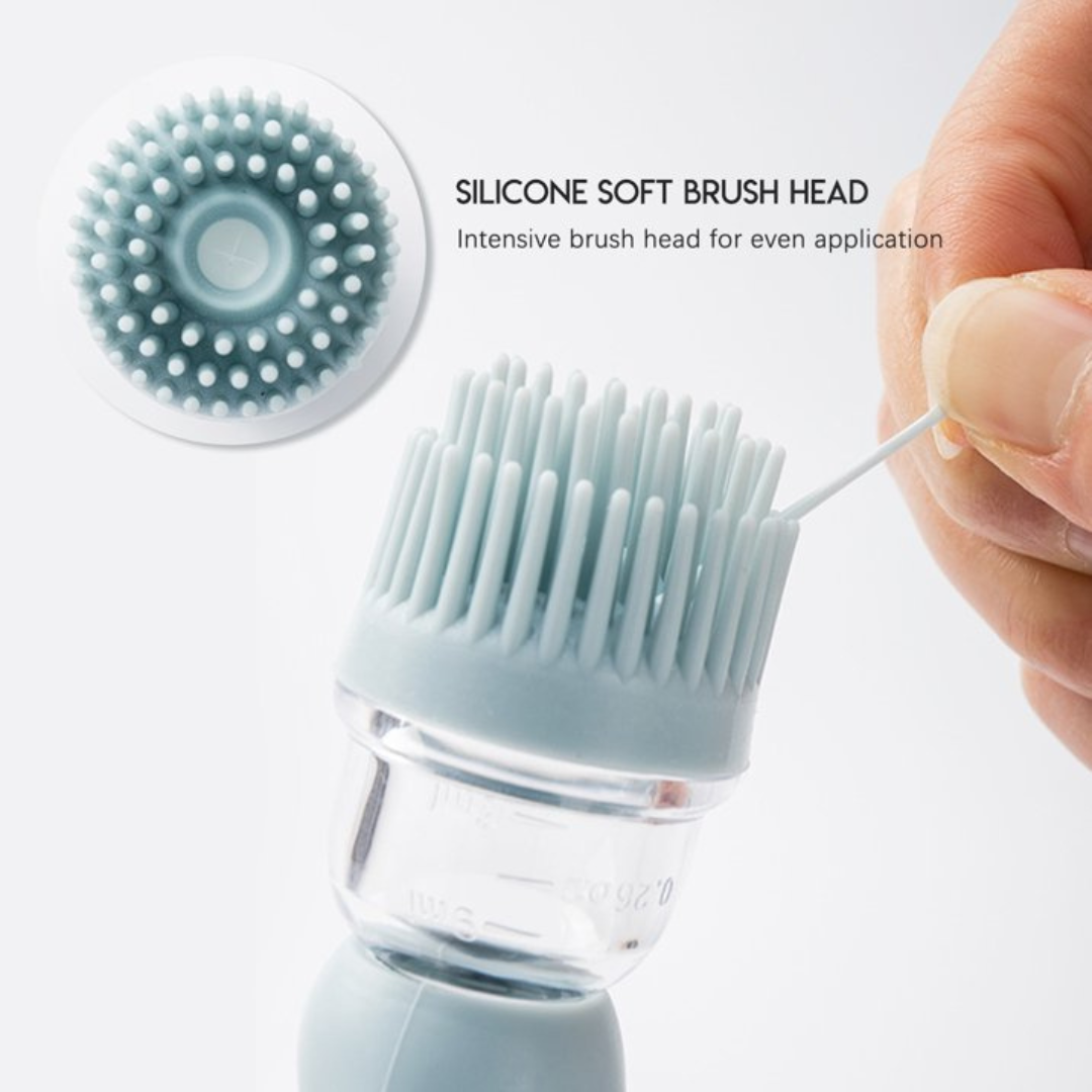 180ml Oil Dispenser Bottle with Silicone Grill Brush