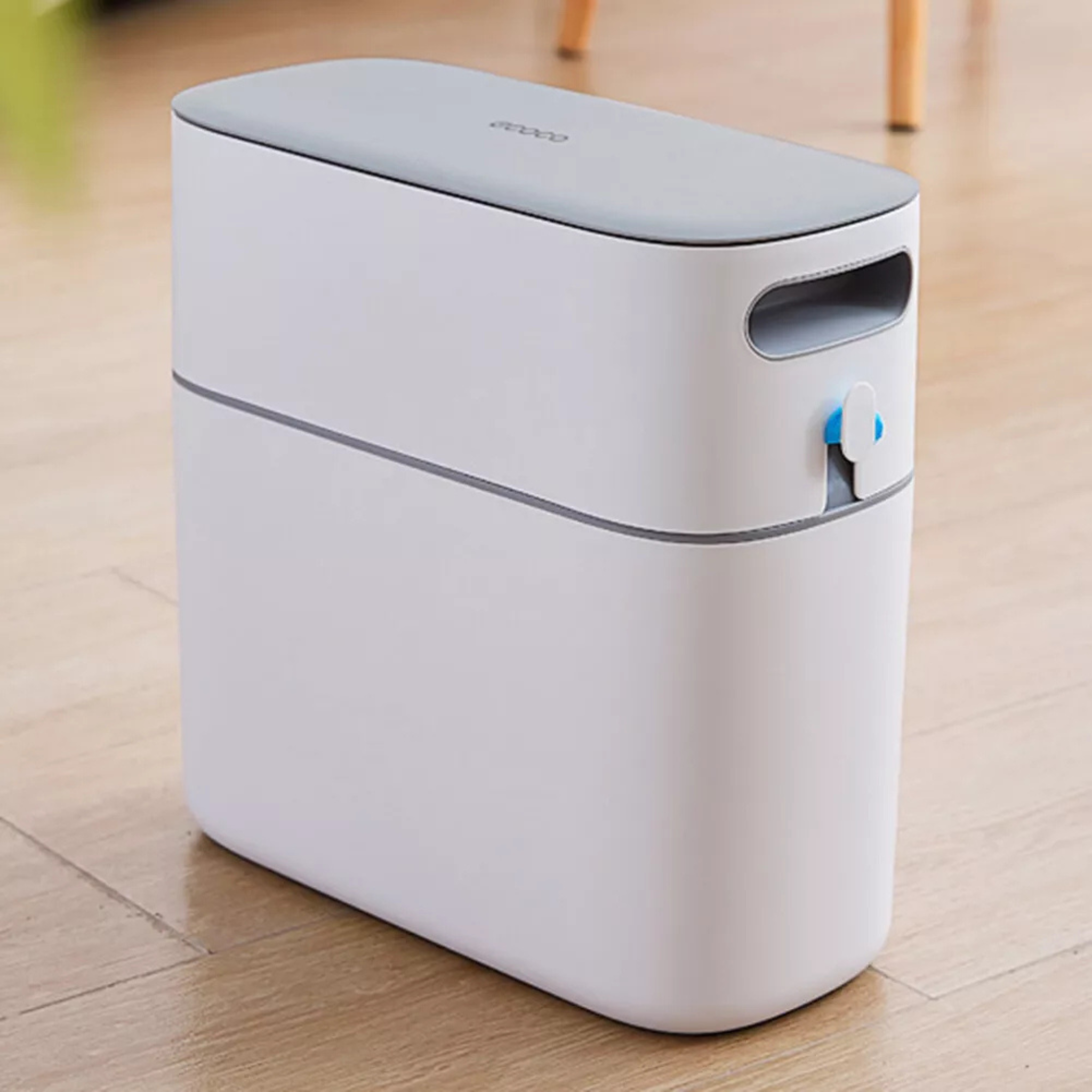 Ecoco Narrow Space Press-type Trash Can, Household Garbage Waste Bin