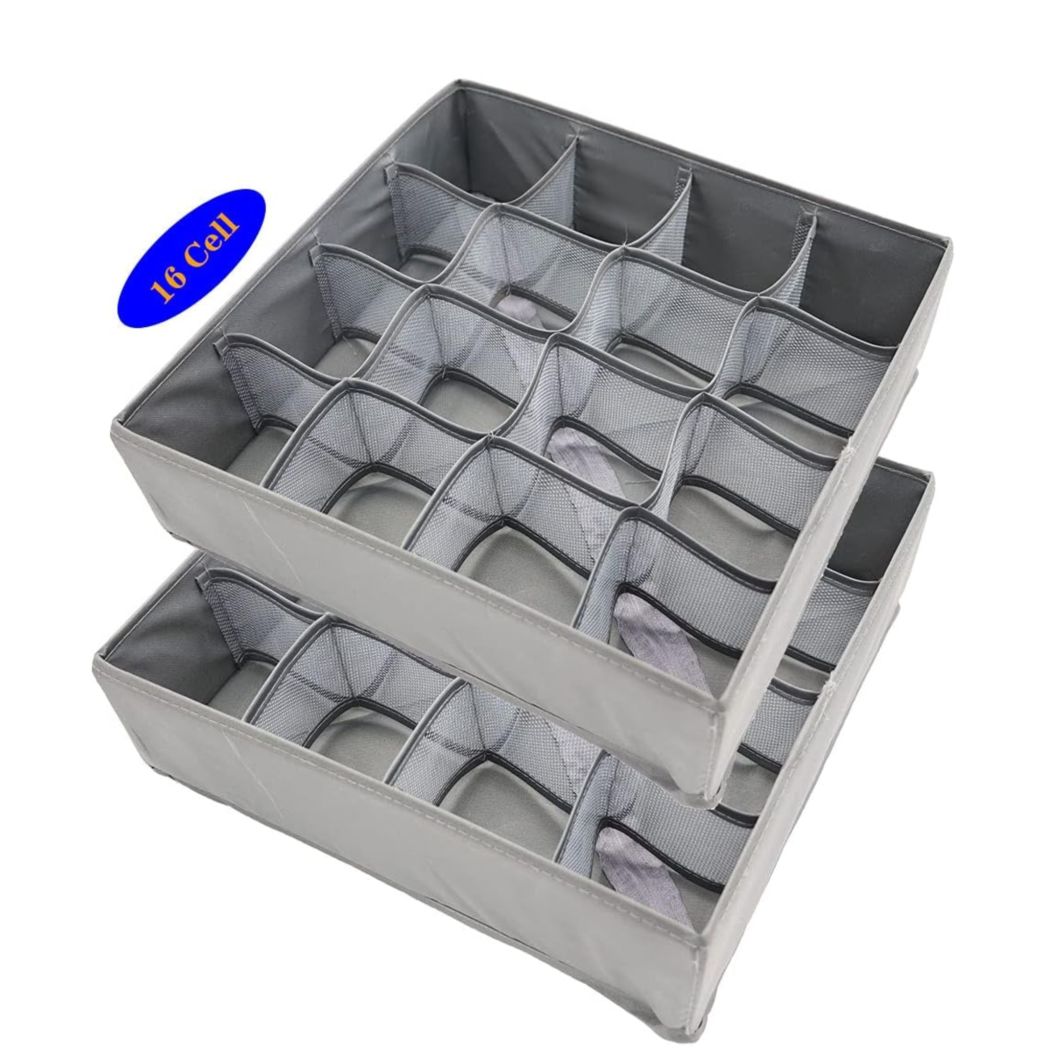 Compartment Storage Organizer Boxes for Baby Clothes, Ties, Socks, Panties, Belts