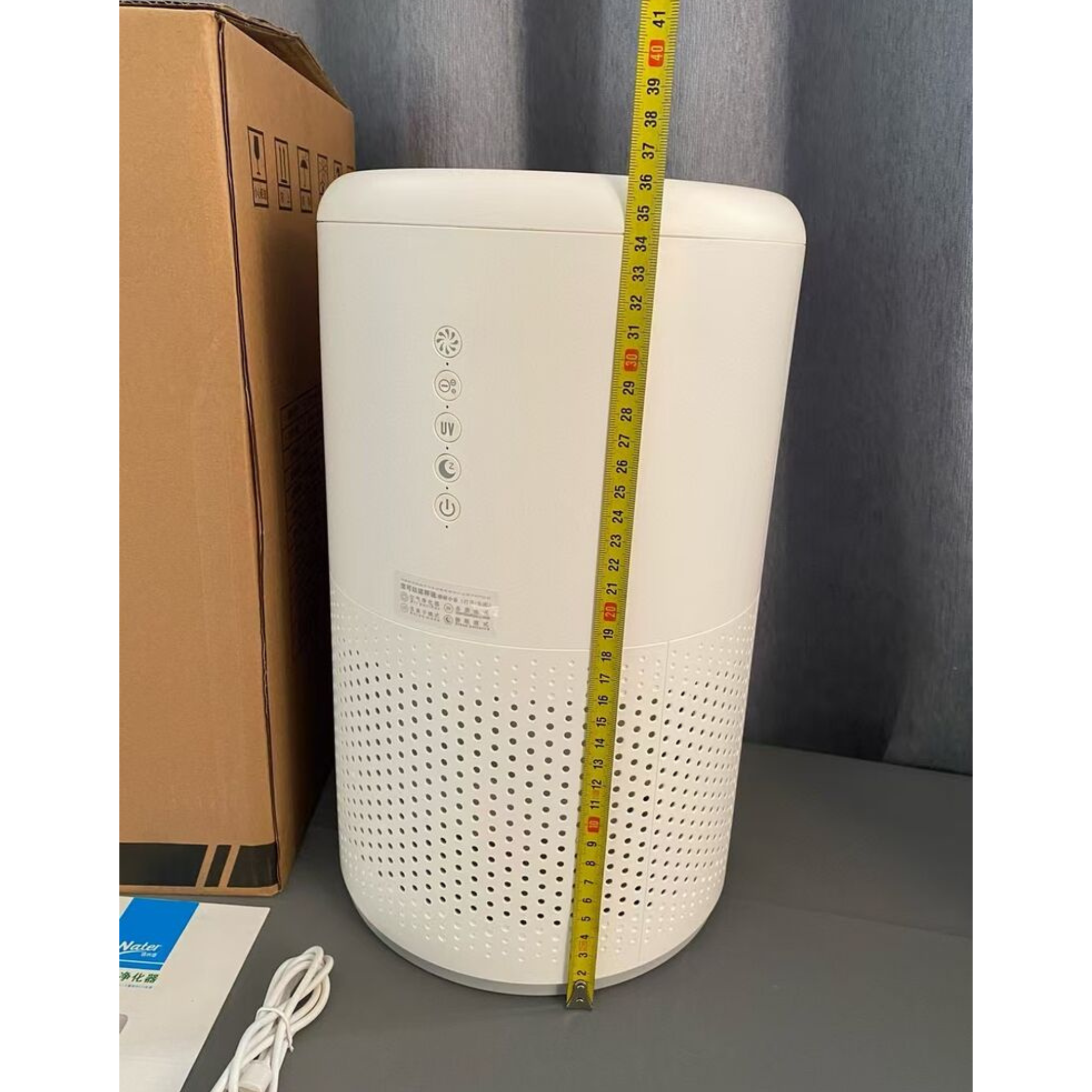 Air Purifier with UV Sterilization, Negative Ion Mode and Bluetooth Speaker