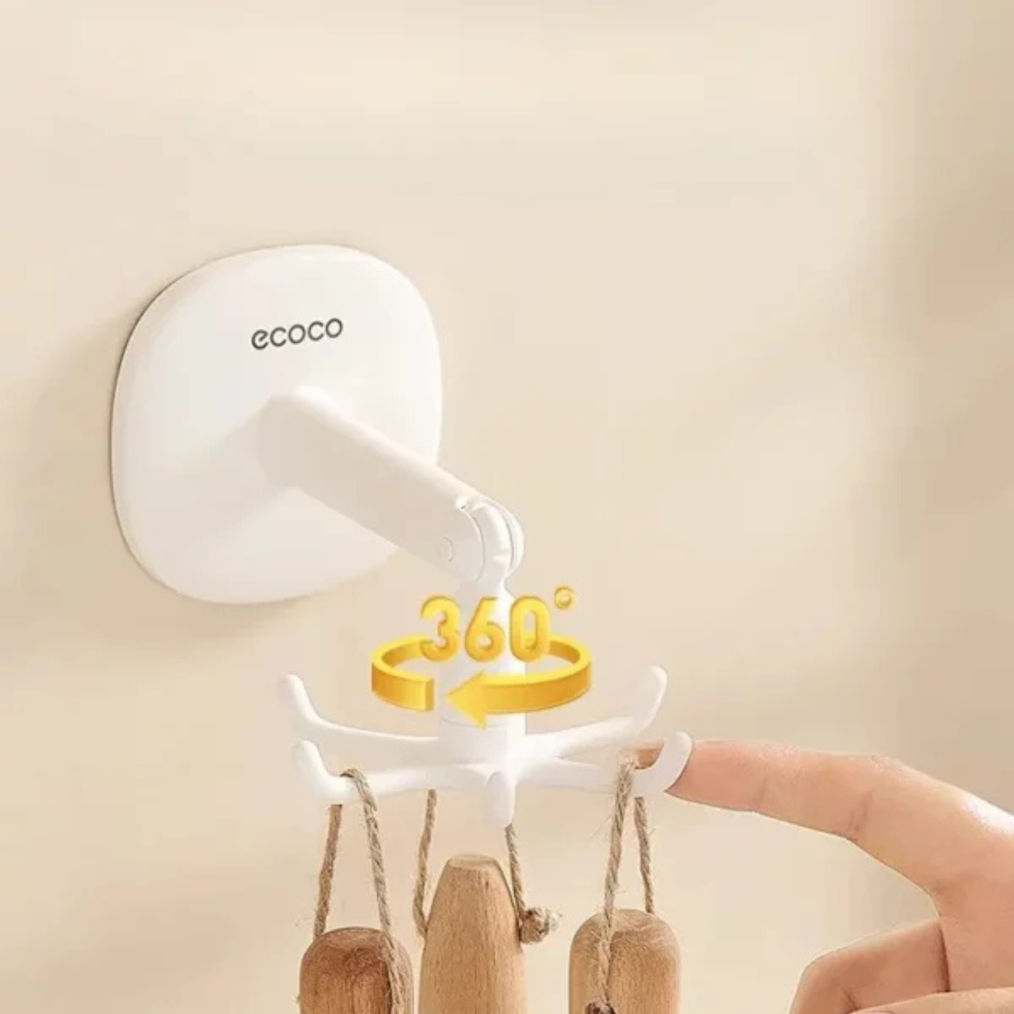 Ecoco Multipurpose Rotating Hexagonal Hook