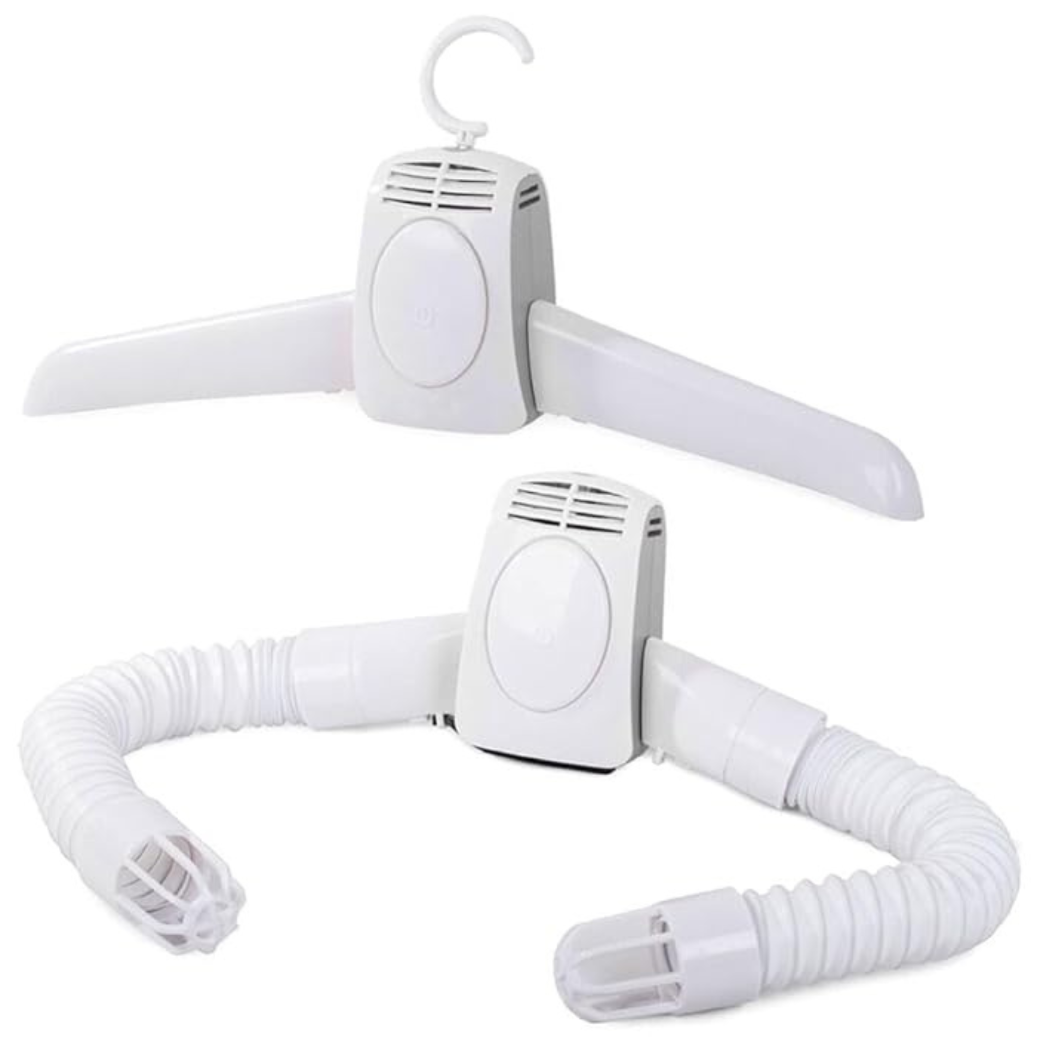 Umate Portable Electric Clothes Drying Hanger with Shoes Dryer