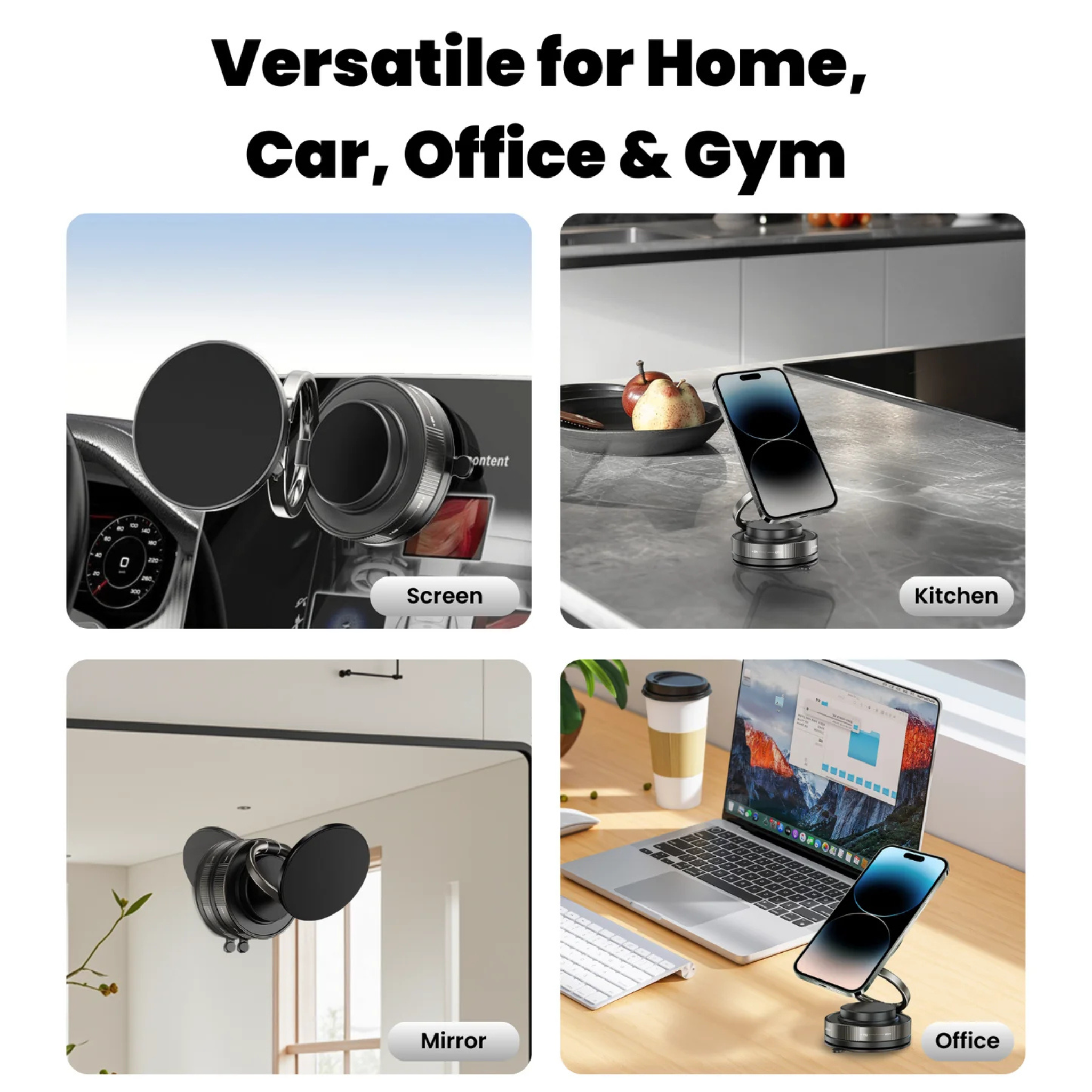 Vacuum Suction / Magnetic Suction Phone Holder CCT28