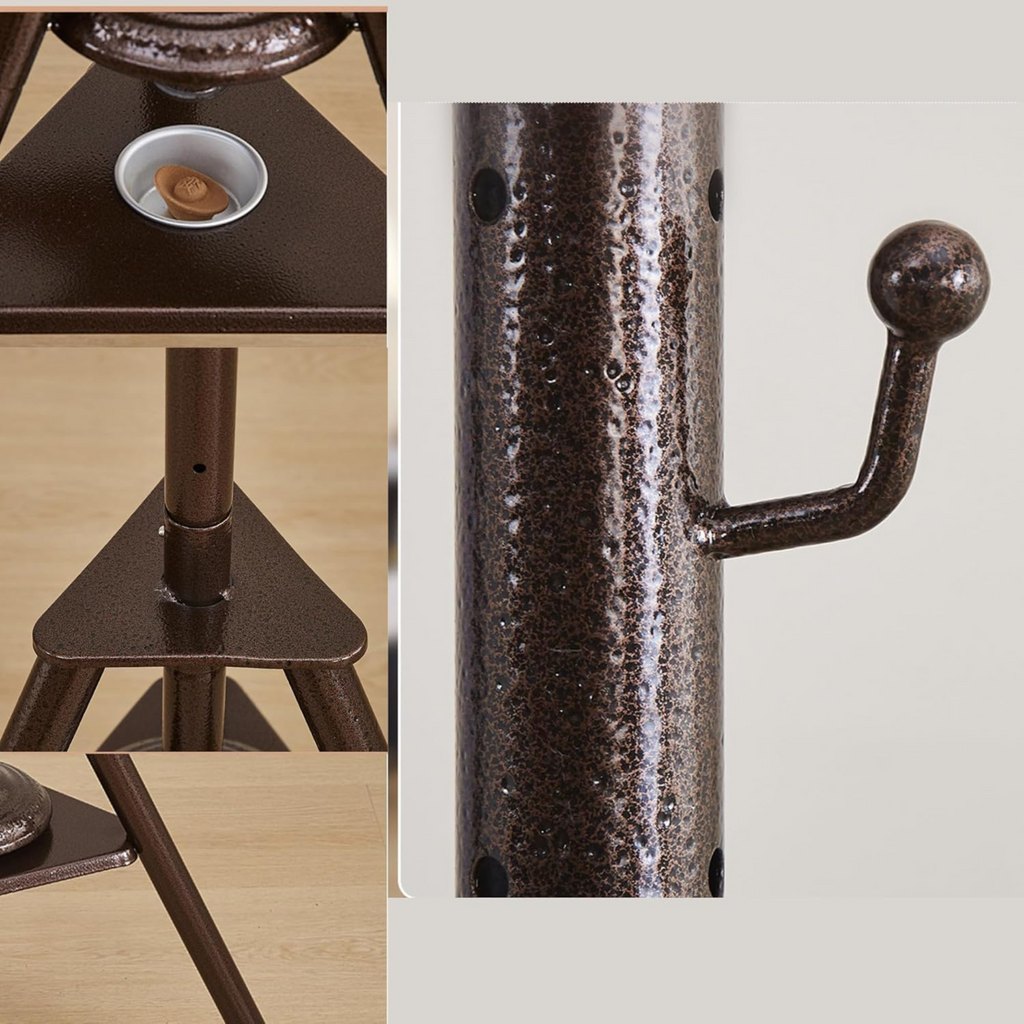 Vertical Clothes Bakhoor Incense Burner Stand, Abaya Garment Steamer Stand