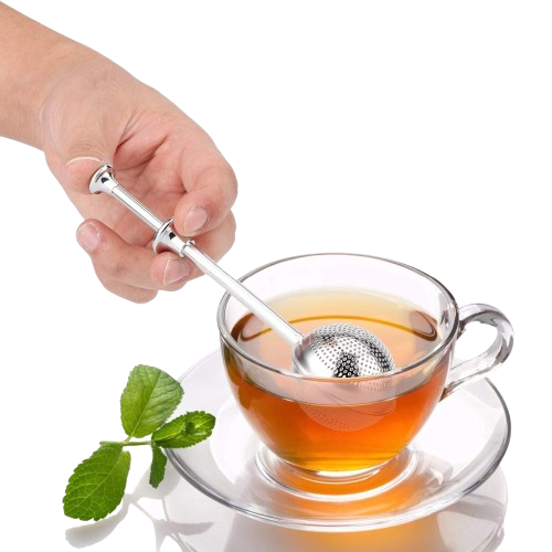 Retractable Tea Strainer, Stainless Steel Tea Filter Spoon