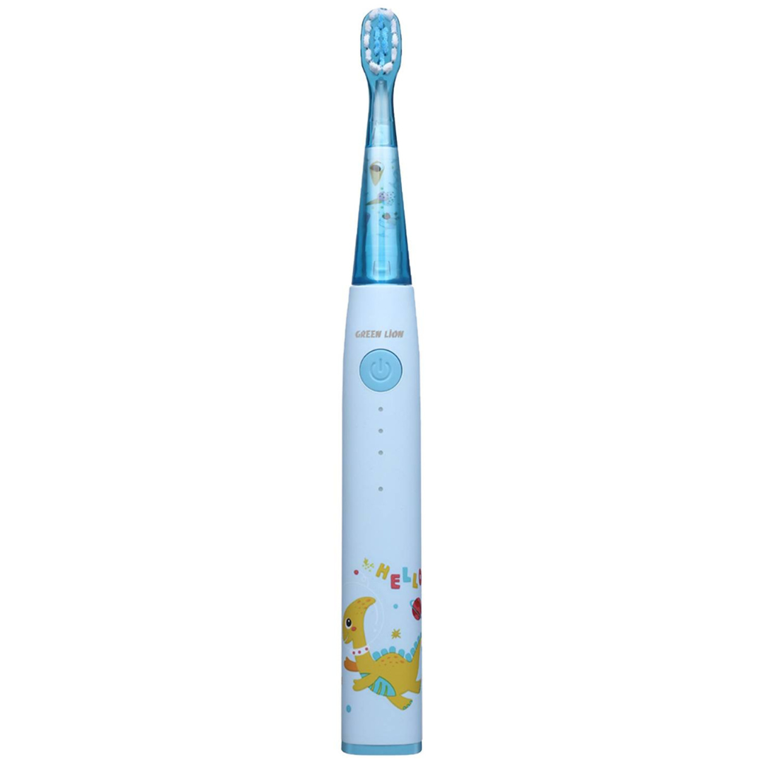 Green Lion Electric Toothbrush for Kids with 3 Function Modes