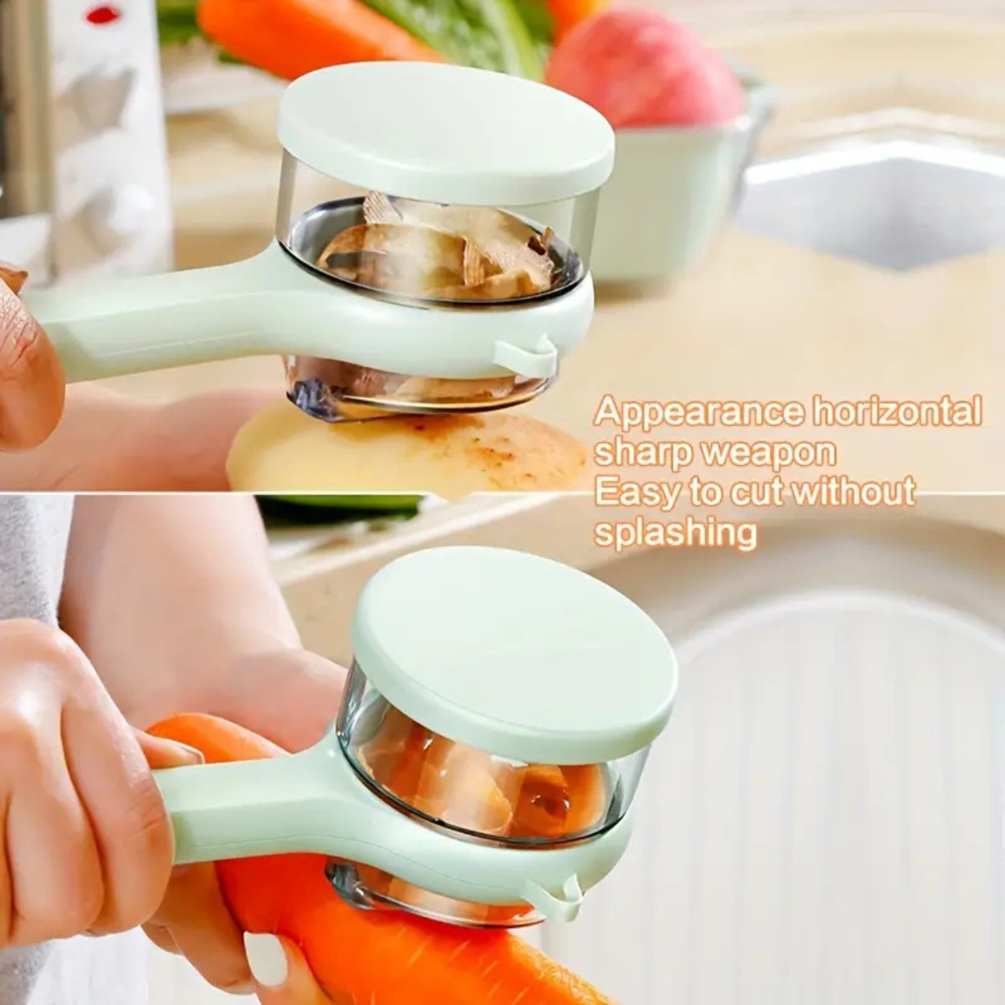 Fruits & Vegetables Peeler with Storage Compartment
