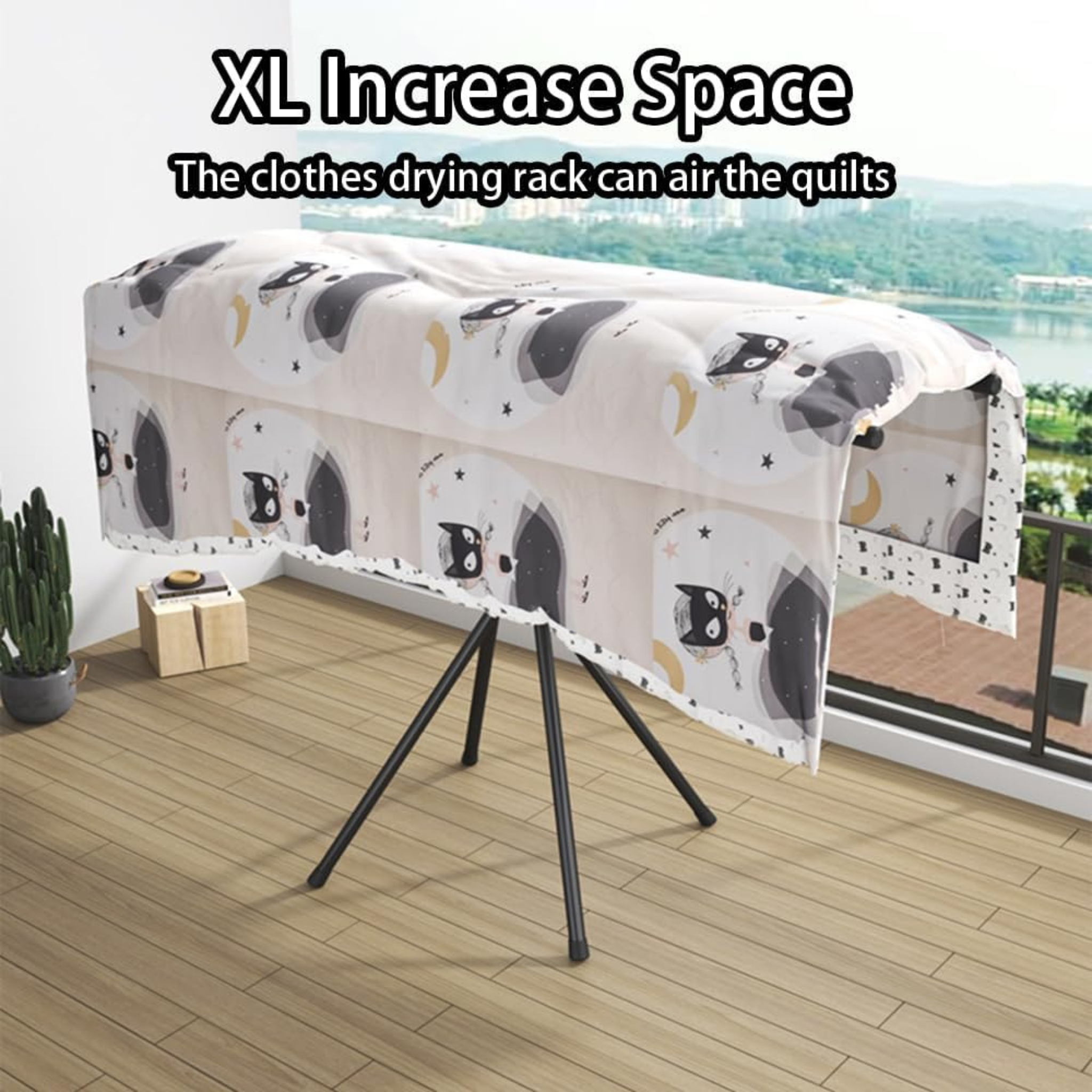 Collapsible Clothes Airer, Folding Clothes Drying Rack